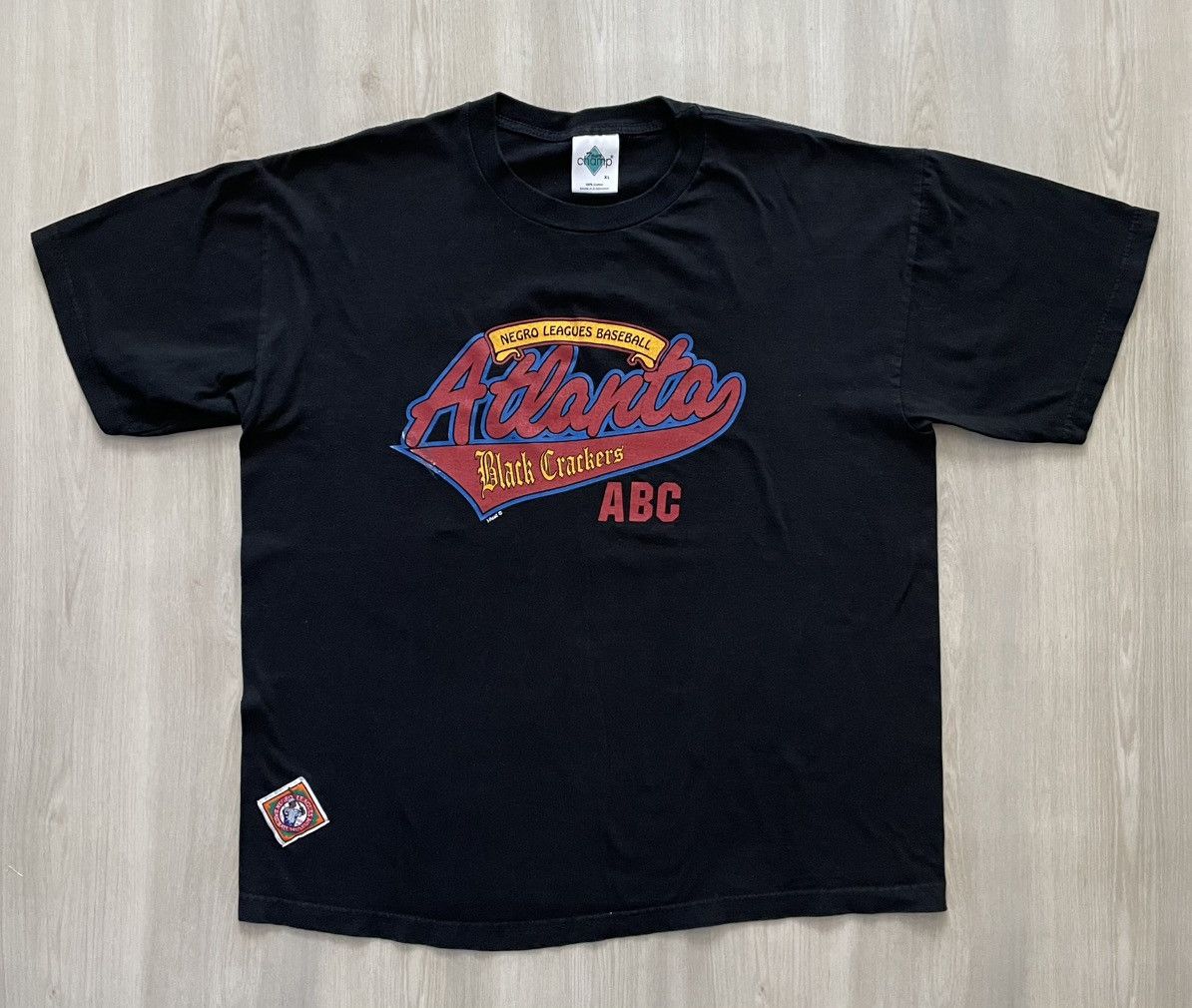 Vintage VTG 90s Atlanta Black Crackers Negro Leagues Baseball Sz XL Size US XL / EU 56 / 4 - 1 Thumbnail