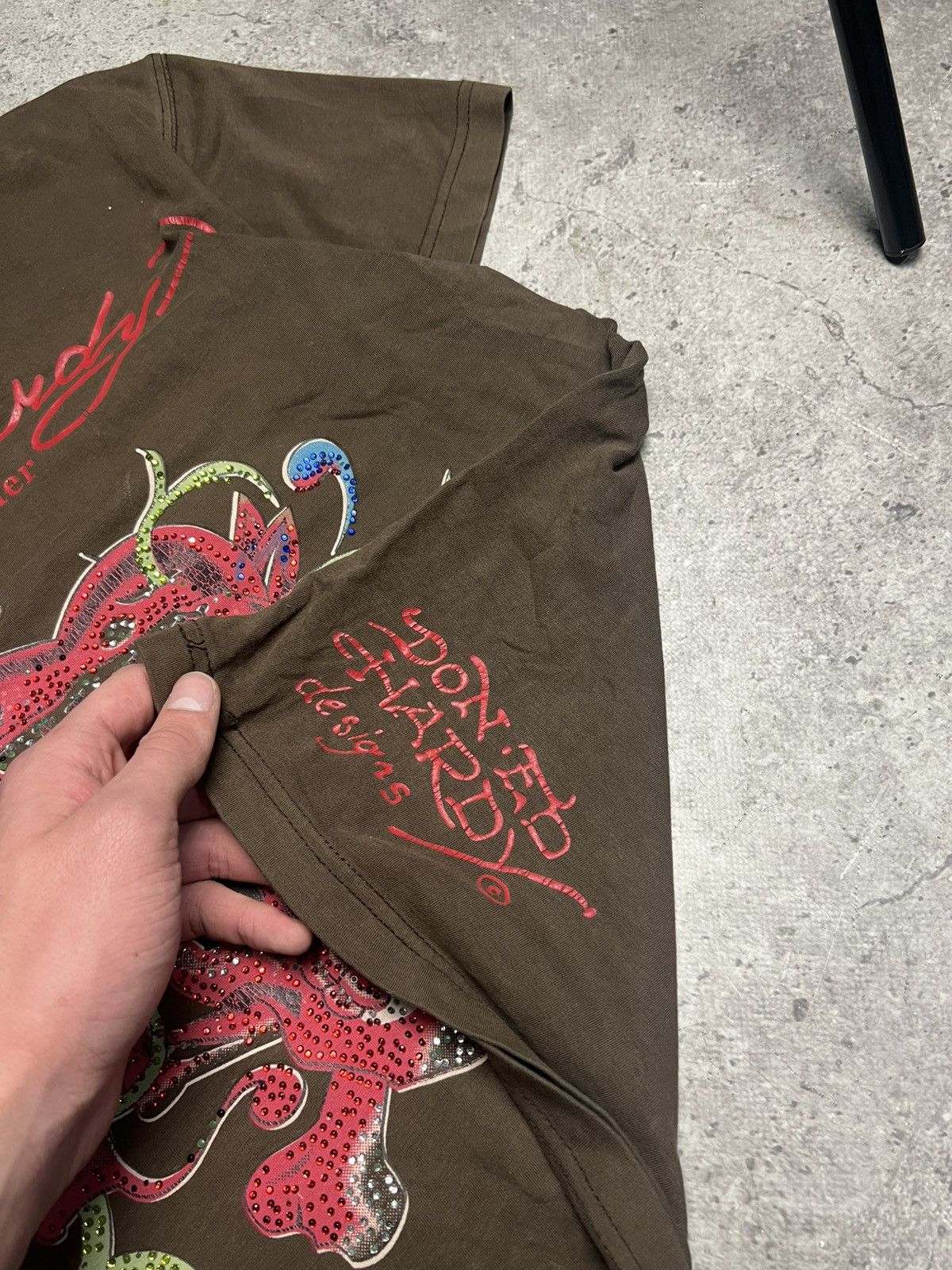 Christian Audigier Vintage Ed Hardy Tee Y2K Size S / US 4 / IT 40 - 6 Thumbnail