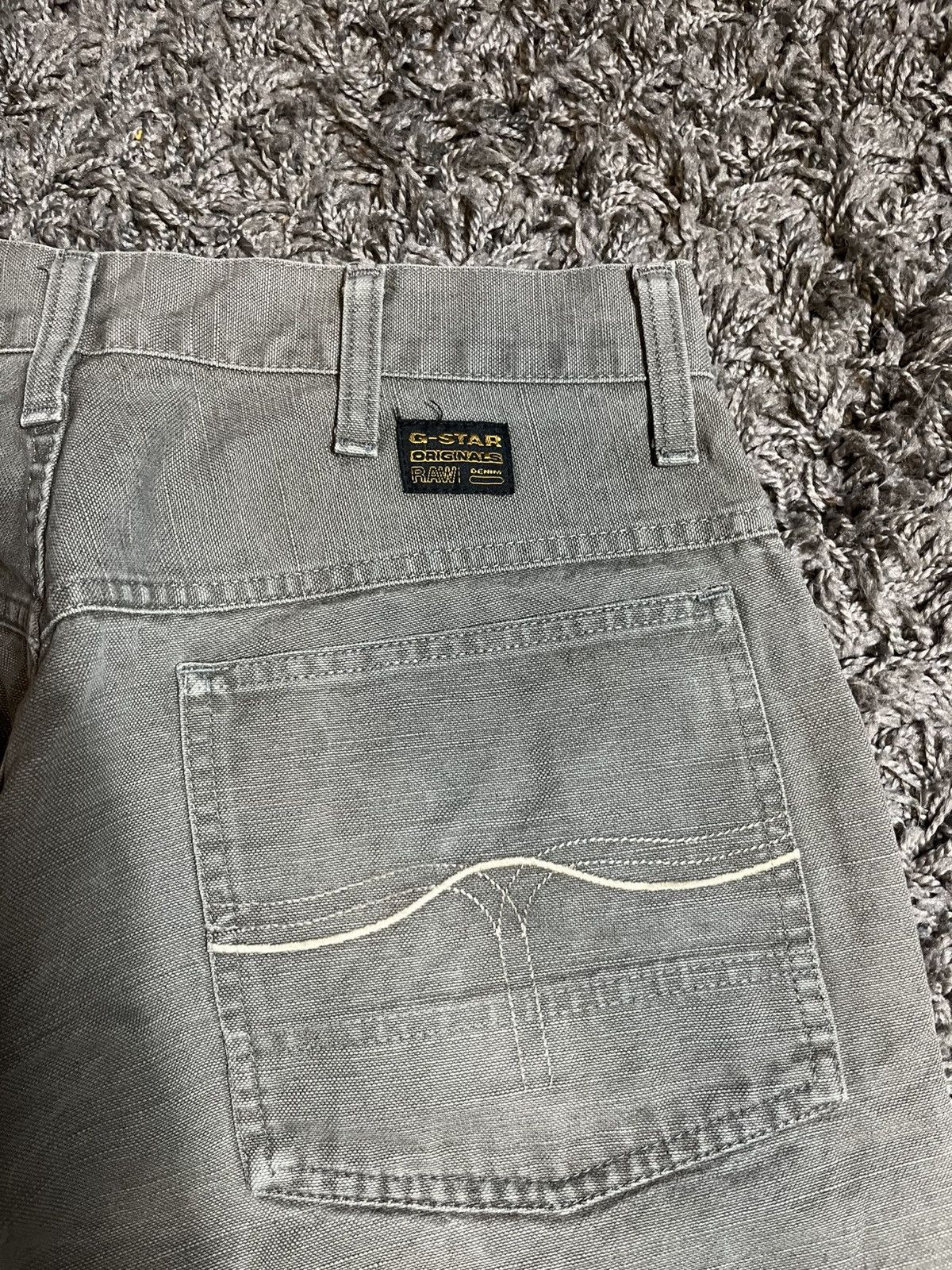 G-Star G STAR RAW BAGGY VINTAGE FADED Y2K JEANS PANTS Size US 34 / EU 50 - 4 Thumbnail