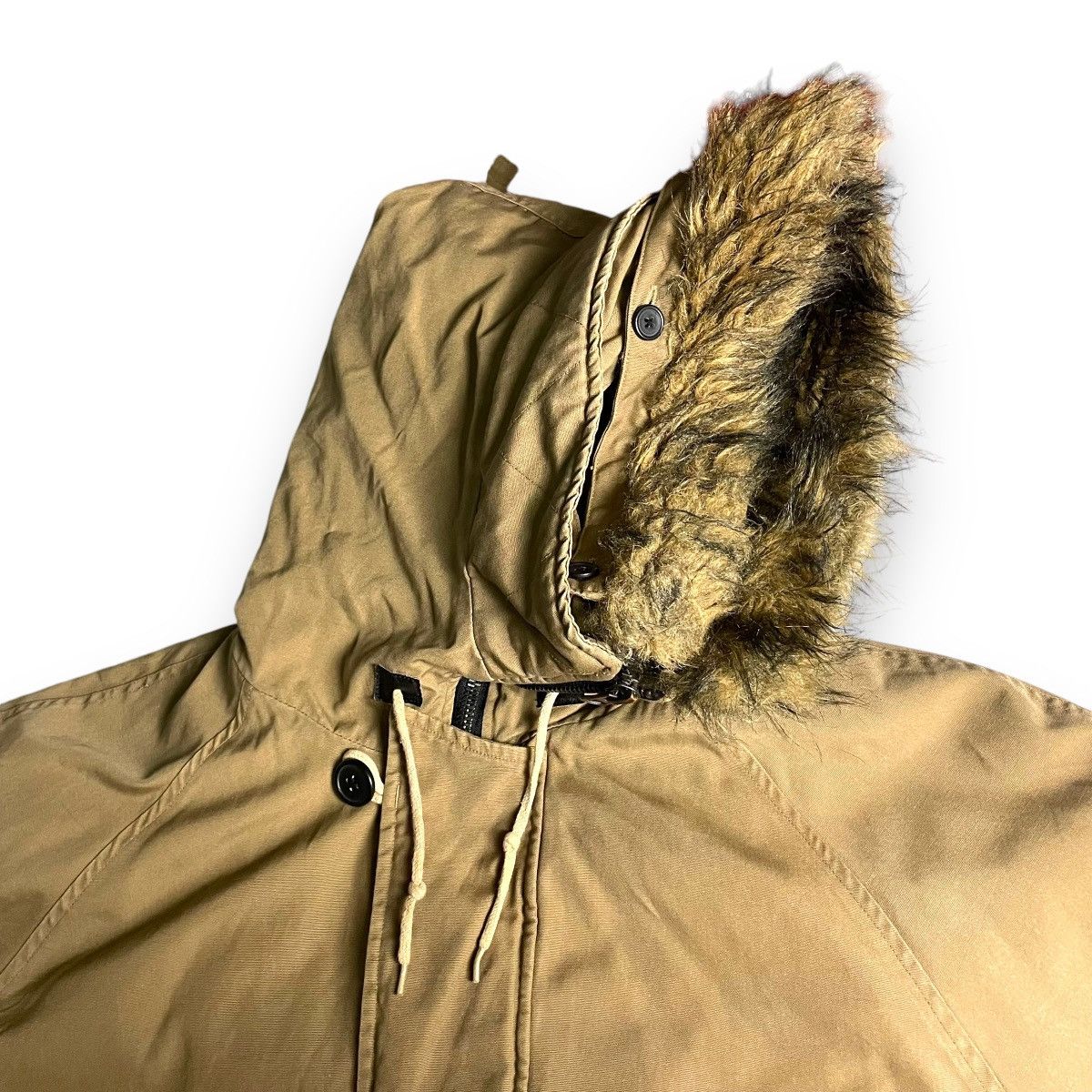 Le Grande Bleu (L.G.B.) ESPEARA BUTTON UP FULL ZIP LINED BOA FUR HOODIE JACKET Size US XL / EU 56 / 4 - 9 Thumbnail