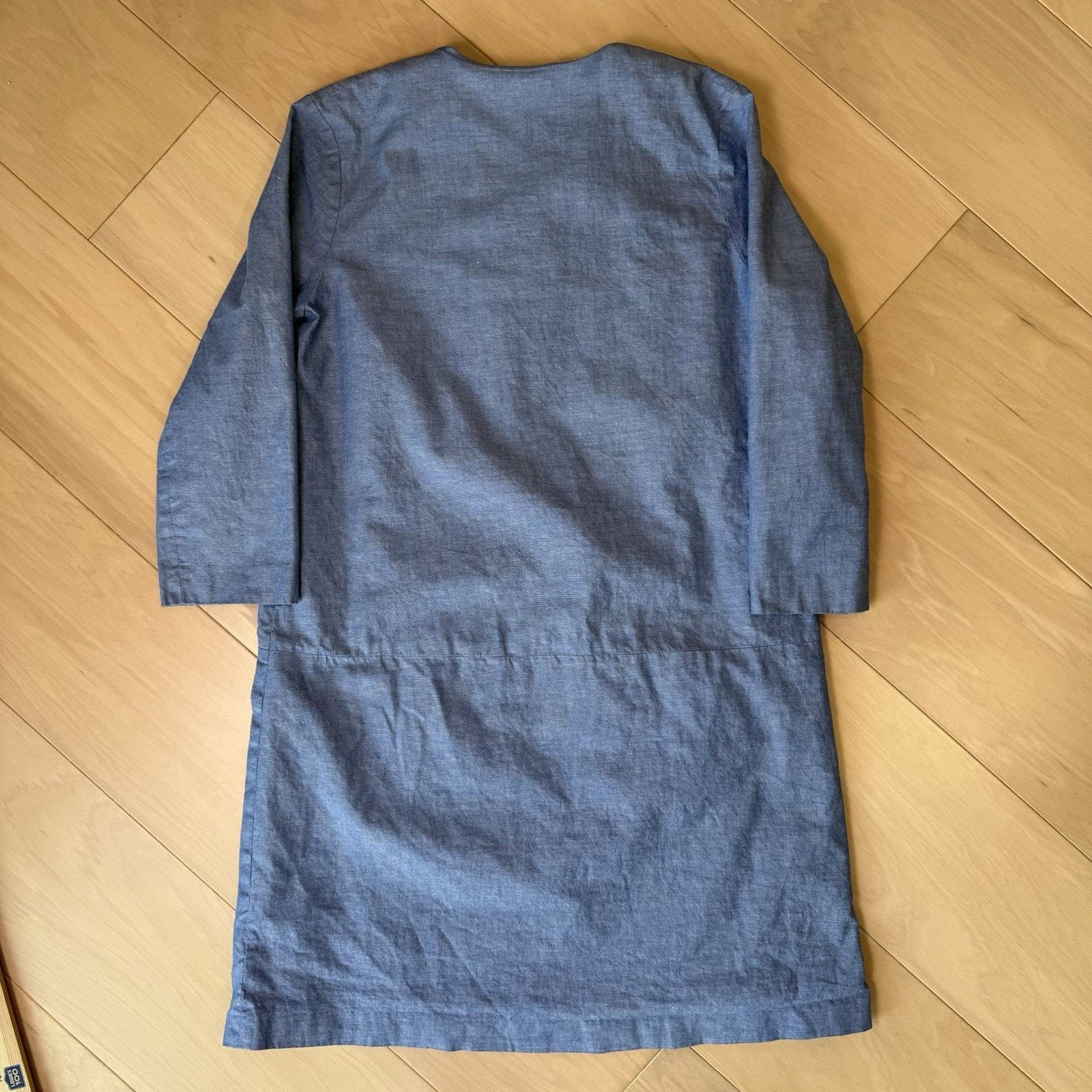 Emerson Fry Emerson Fry Chambray Mod Dress Women's Small Blue V Neck Size S / US 4 / IT 40 - 8 Thumbnail