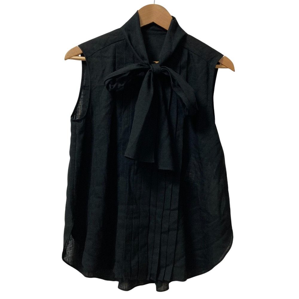 Other Other Grace Class Linen Like Bow Tie Sleeveless Blouse Textile Tops DUTY FREE for USA Size ONE SIZE - 1 Thumbnail