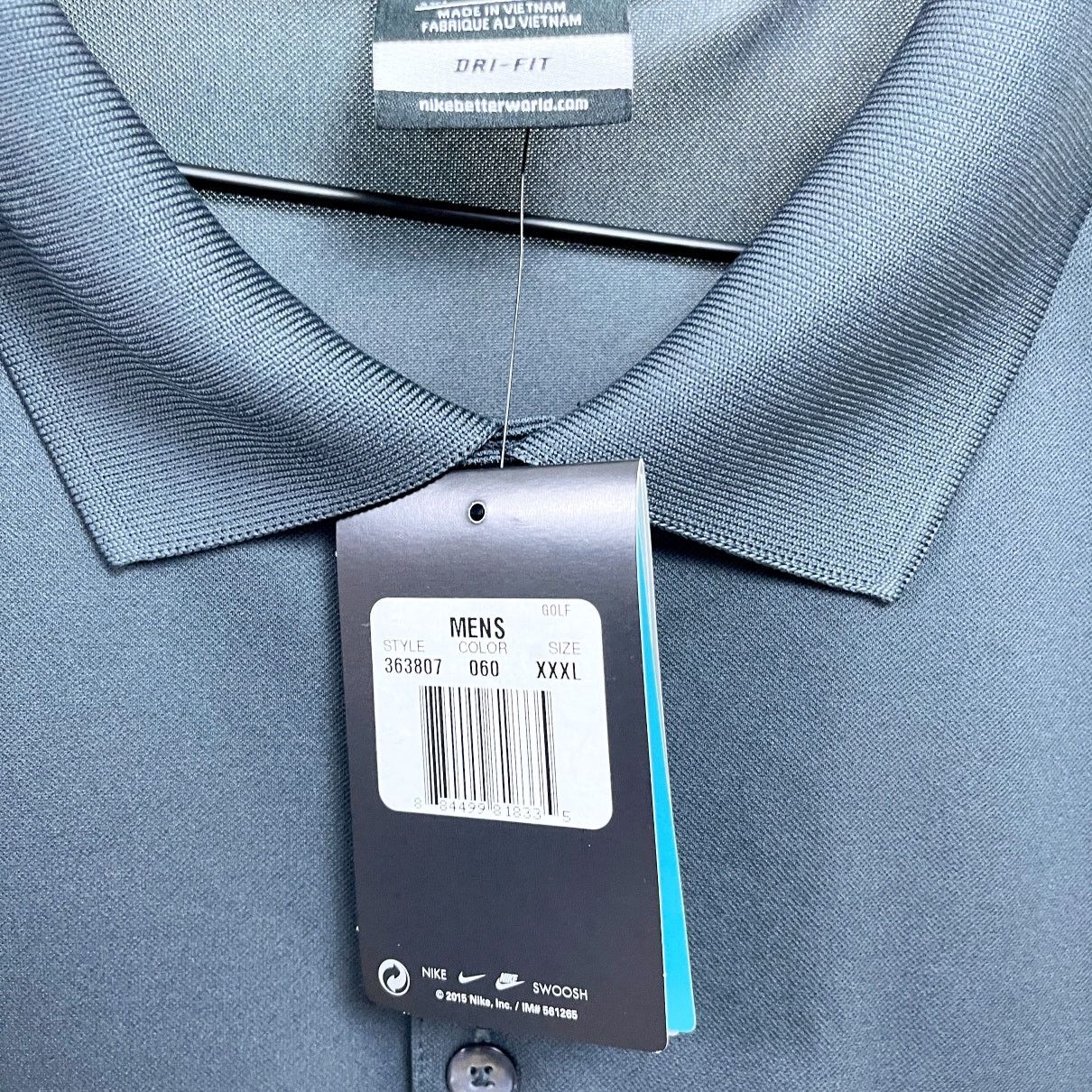 Nike Safelite AutoGlass Nike Dri Fit Polo Shirt Gray Mens 3XL Size US XXL / EU 58 / 5 - 8 Thumbnail