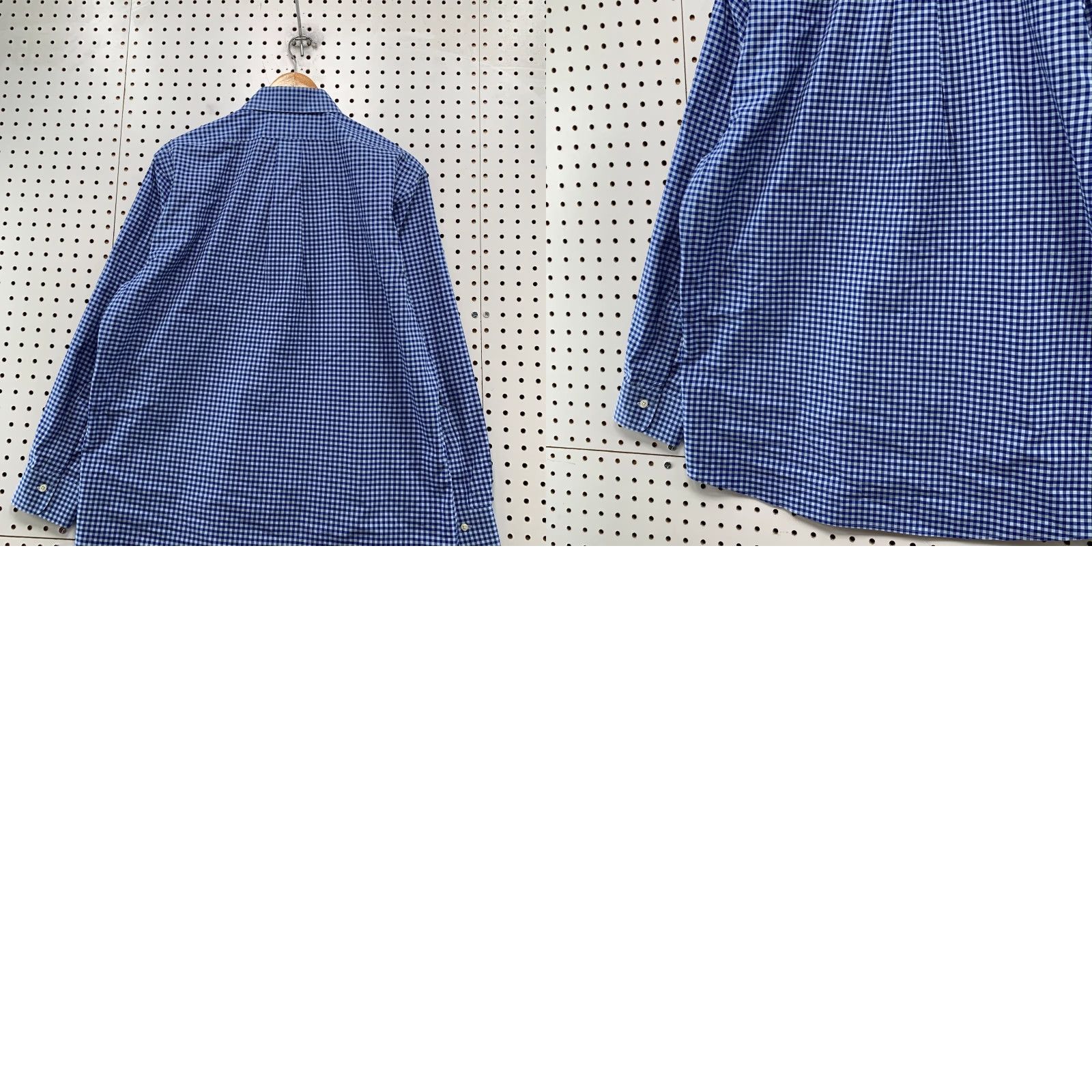 Brooks Brothers Brooks Brothers Button Shirt Mens Large Neck 15.5 32 Blue Check Non Iron Stretch Dress Shirt Regular Long Sleeve Mens Size US L / EU 52-54 / 3 - 9 Thumbnail