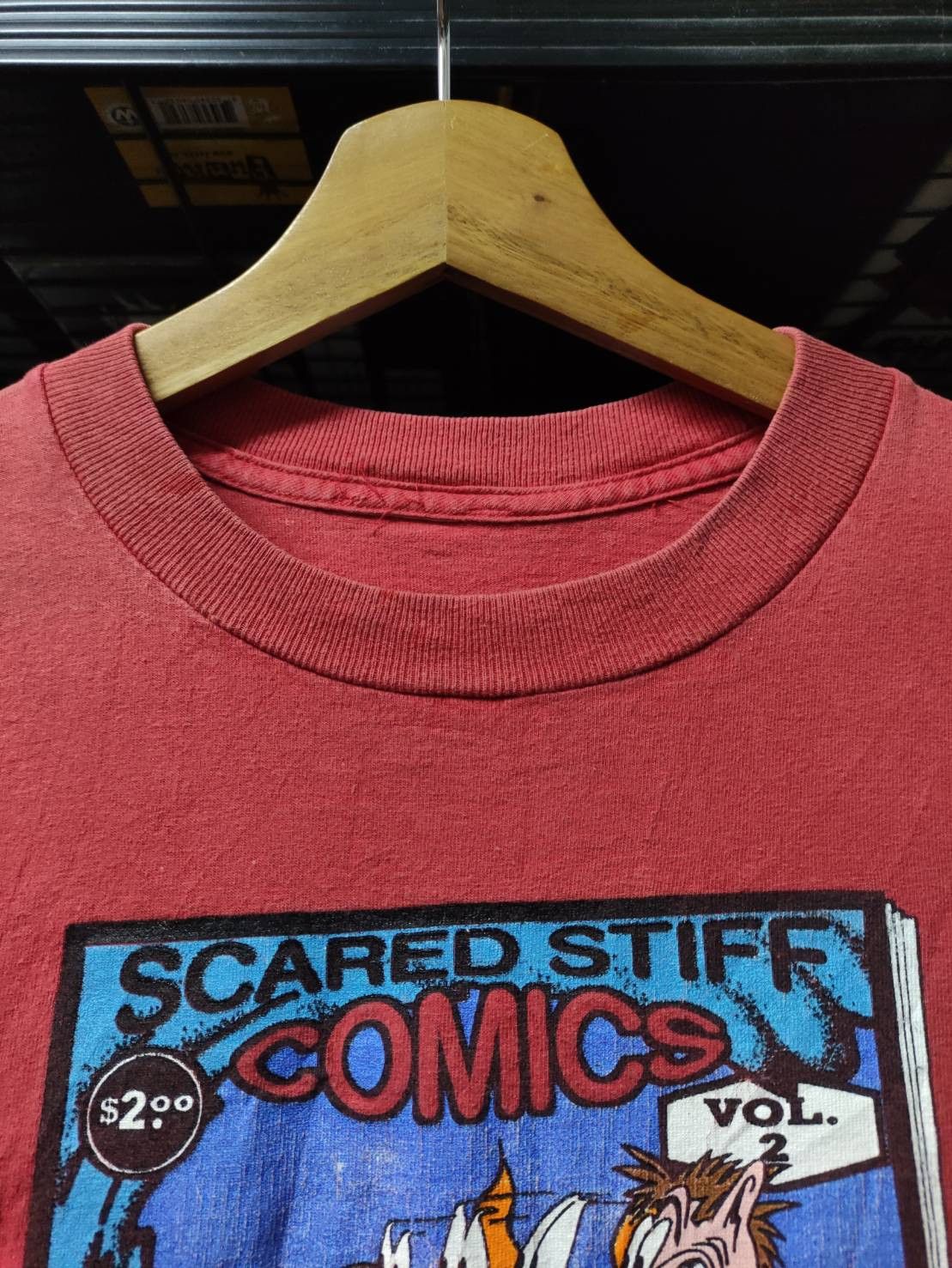 Ocean Pacific Vtg 90's Op x Scared Stiff "Have A Swell Day" Comics T-Shirt Size US XL / EU 56 / 4 - 6 Thumbnail