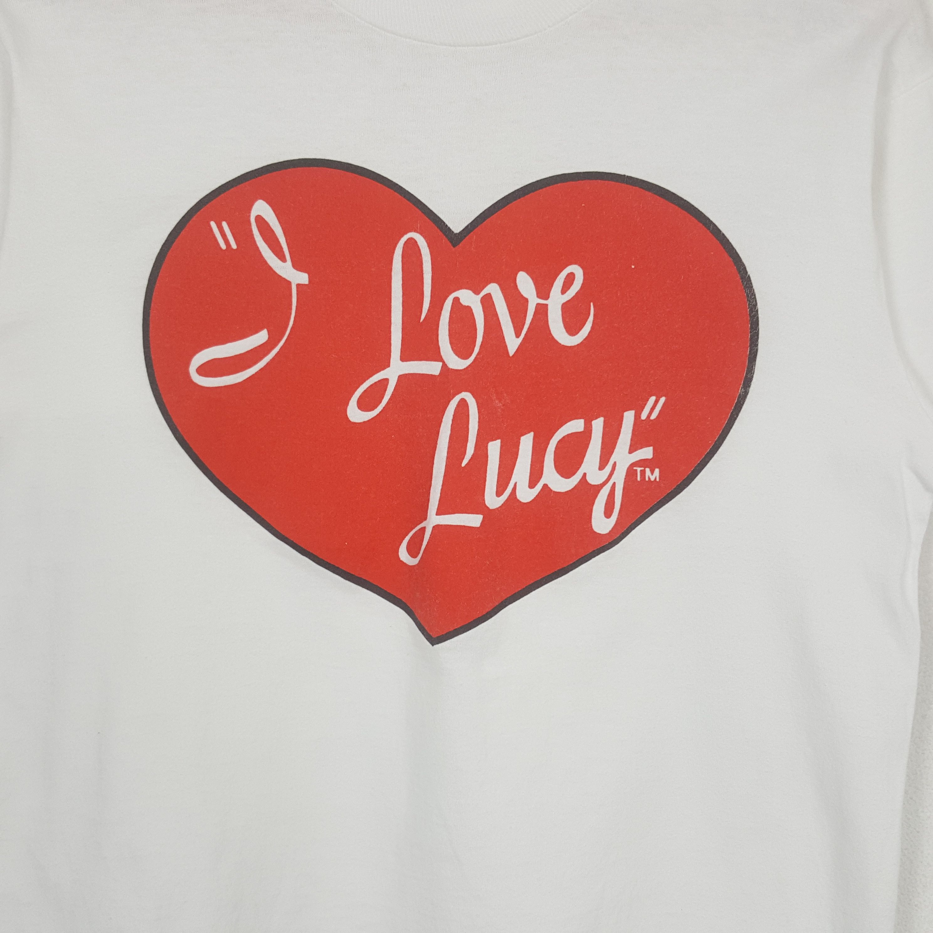 Fruit Of The Loom Vintage Love Lucy American Sitcom 90's Tshirt C299N42 Size US M / EU 48-50 / 2 - 2 Thumbnail