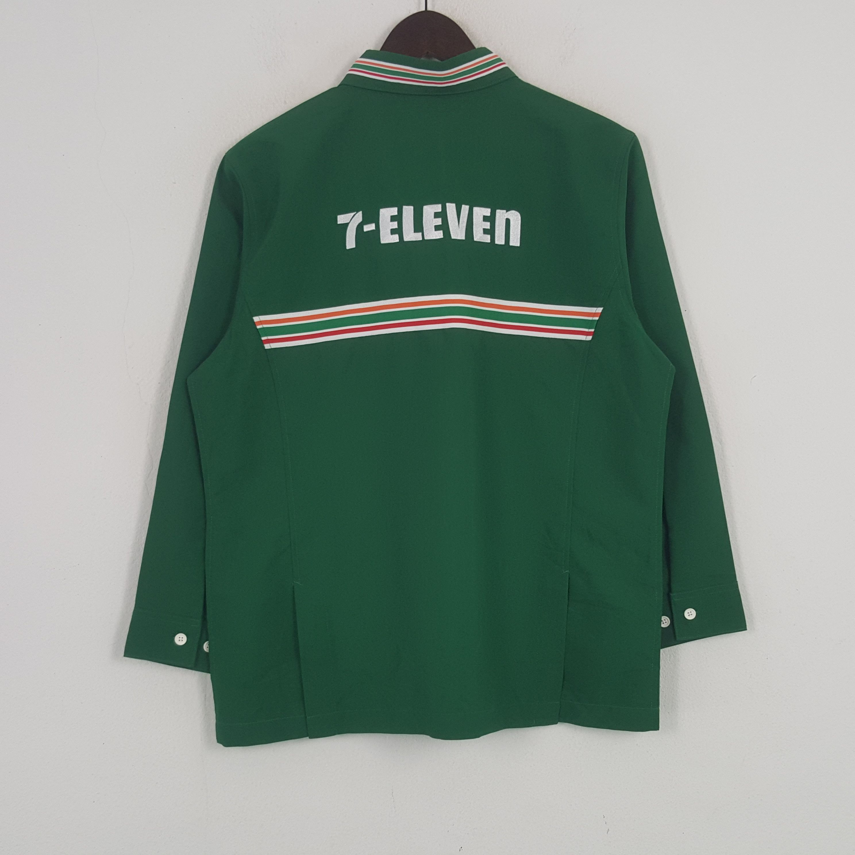 Japanese Brand × Vintage Vintage 7 Eleven Embroidery Logo Worker Jacket Size US M / EU 48-50 / 2 - 1 Thumbnail