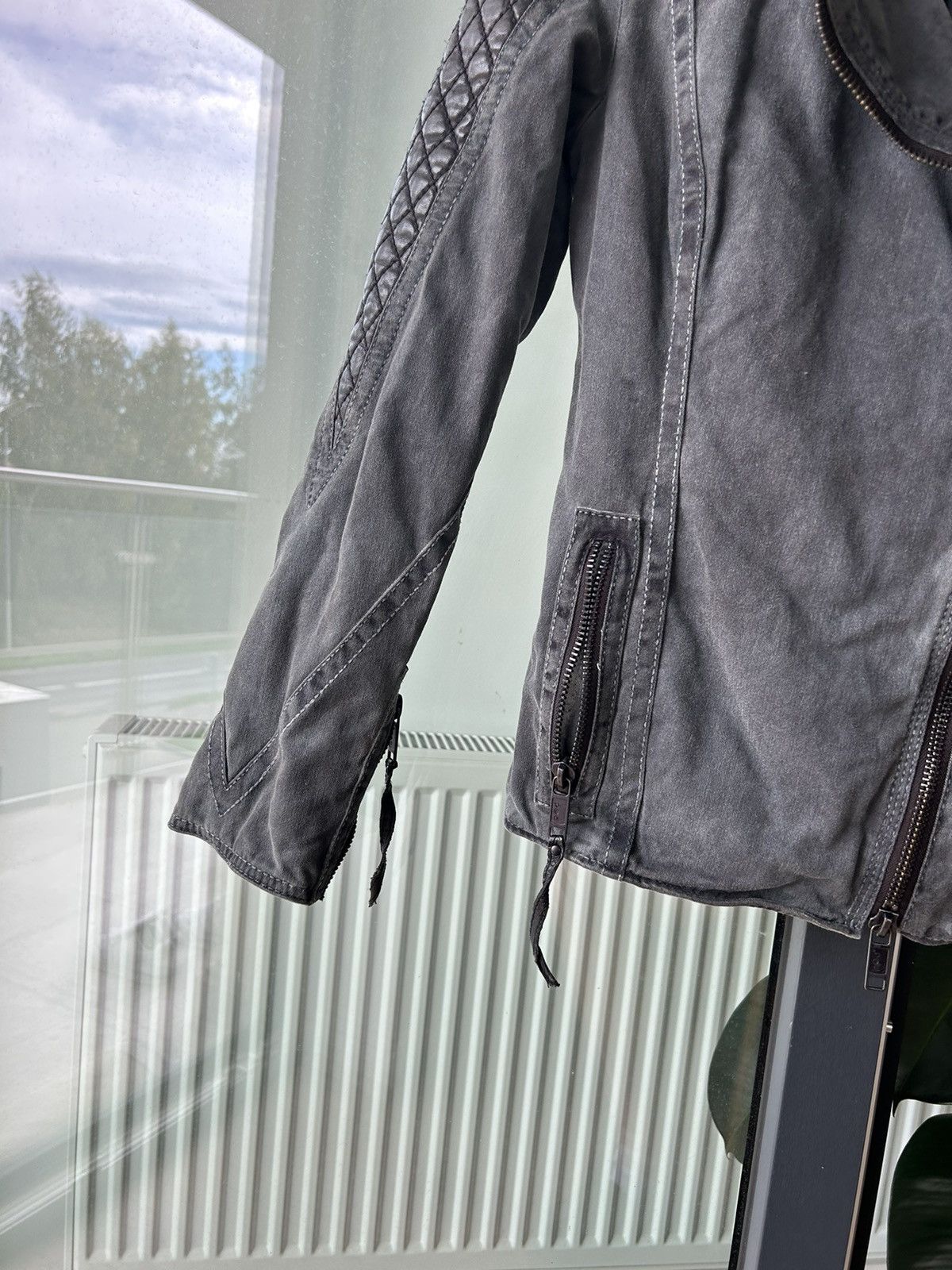Vintage Vintage Cropped Zip Jacket Size S / US 4 / IT 40 - 4 Thumbnail