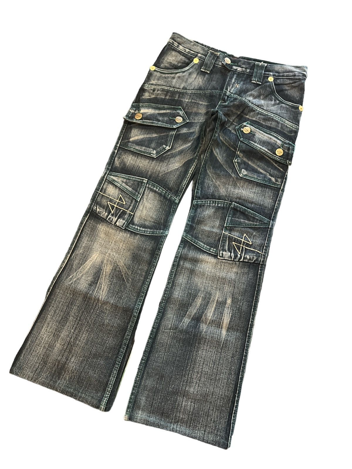 Other FLARED💥SICK‼️JEANS DE ART BUSH PANT DISTRESSED DENIM PANT Size US 30 / EU 46 - 6 Thumbnail