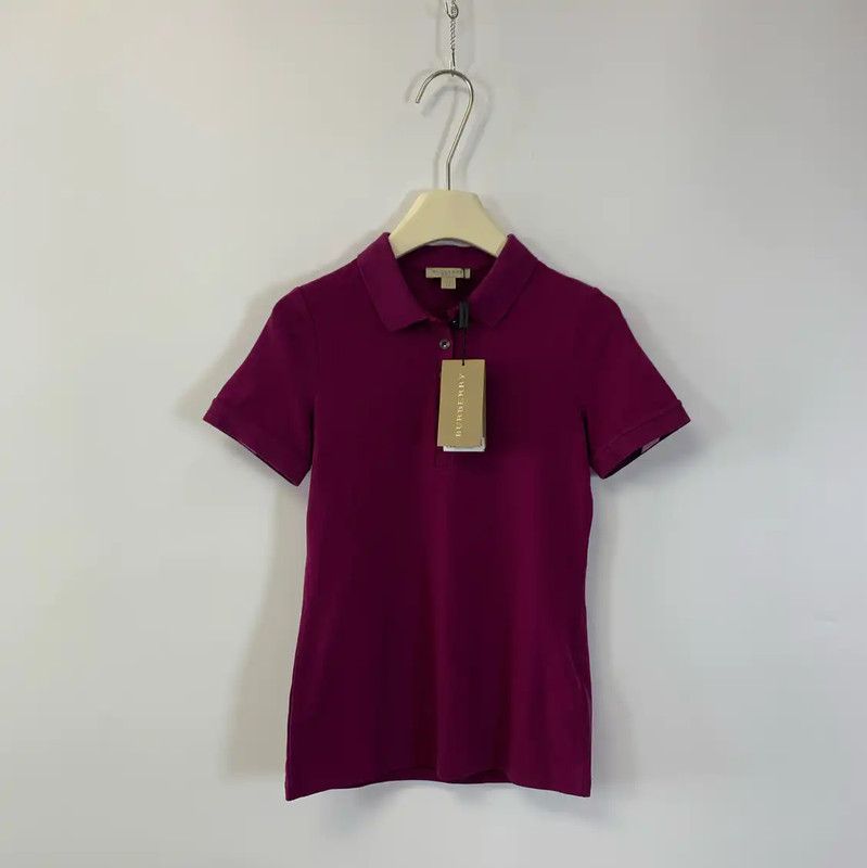 Burberry Burberry Purple Women's Polo Shirt XS Size XS / US 0-2 / IT 36-38 - 1 Thumbnail
