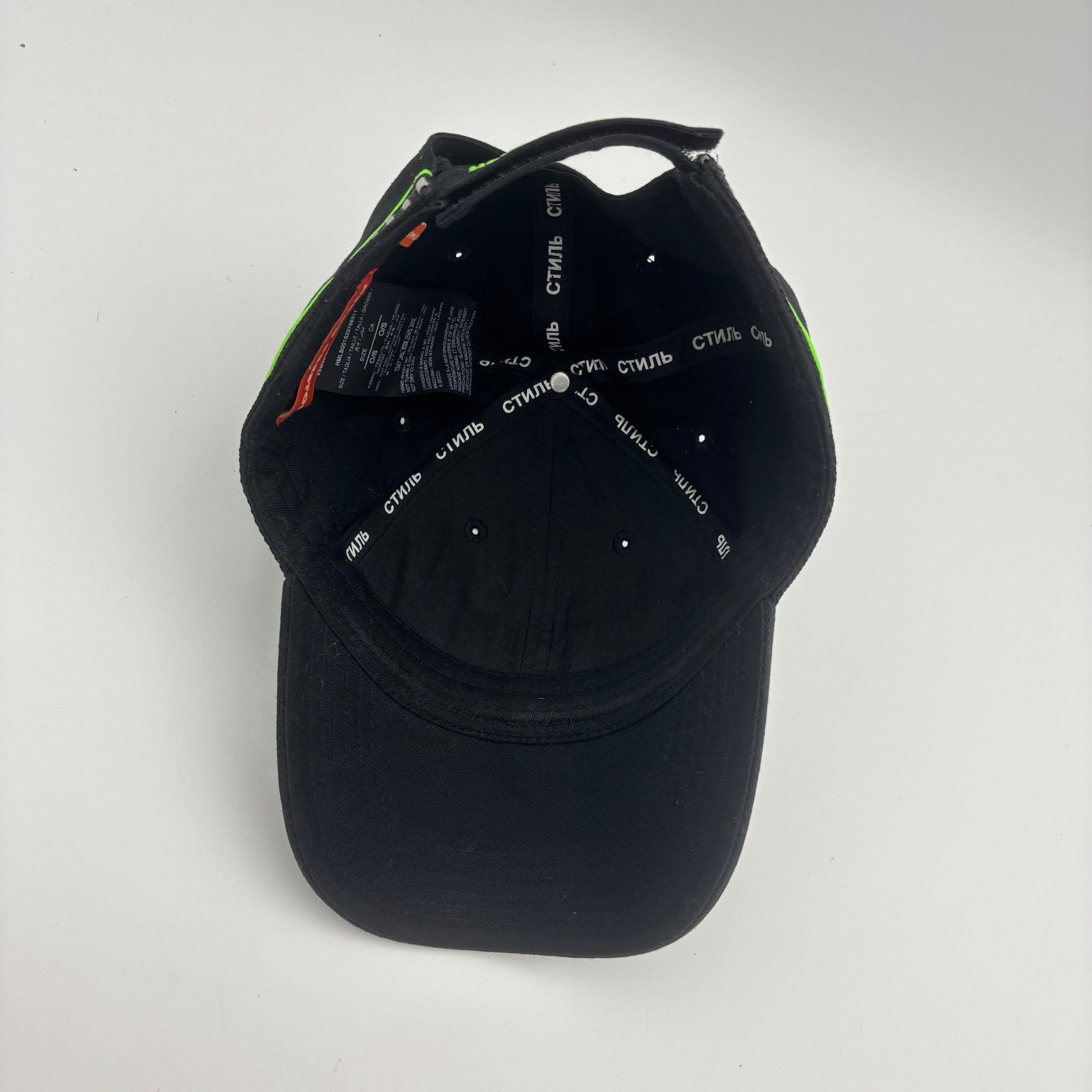 Heron Preston Heron Preston CTNMB Logo Baseball Cap Adjustable Hat Size ONE SIZE - 7 Thumbnail