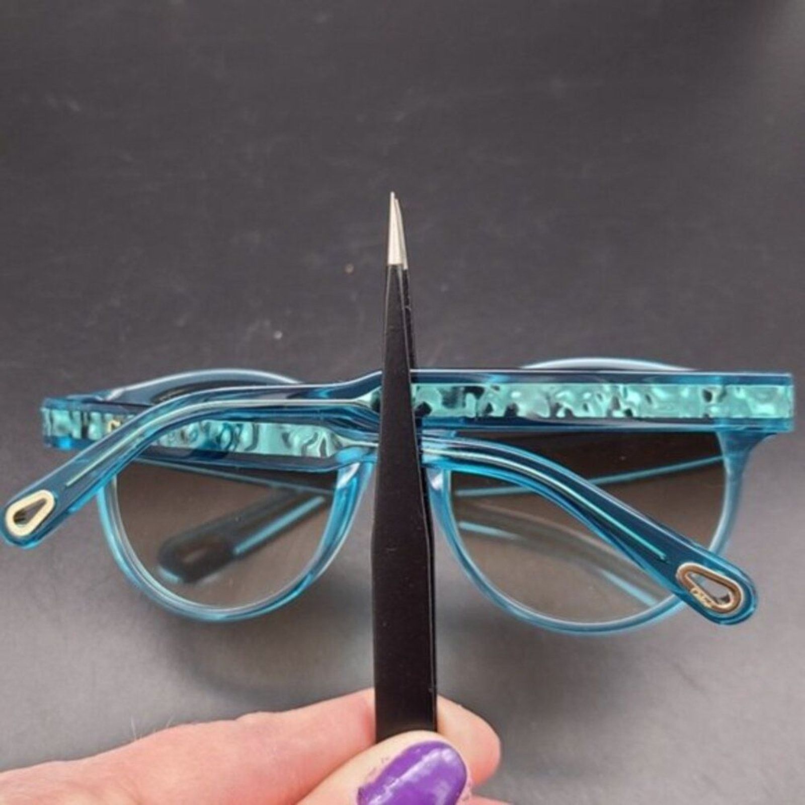 Chloe Chloe Azure Round Sunglasses 52mm Frame Size ONE SIZE - 3 Thumbnail