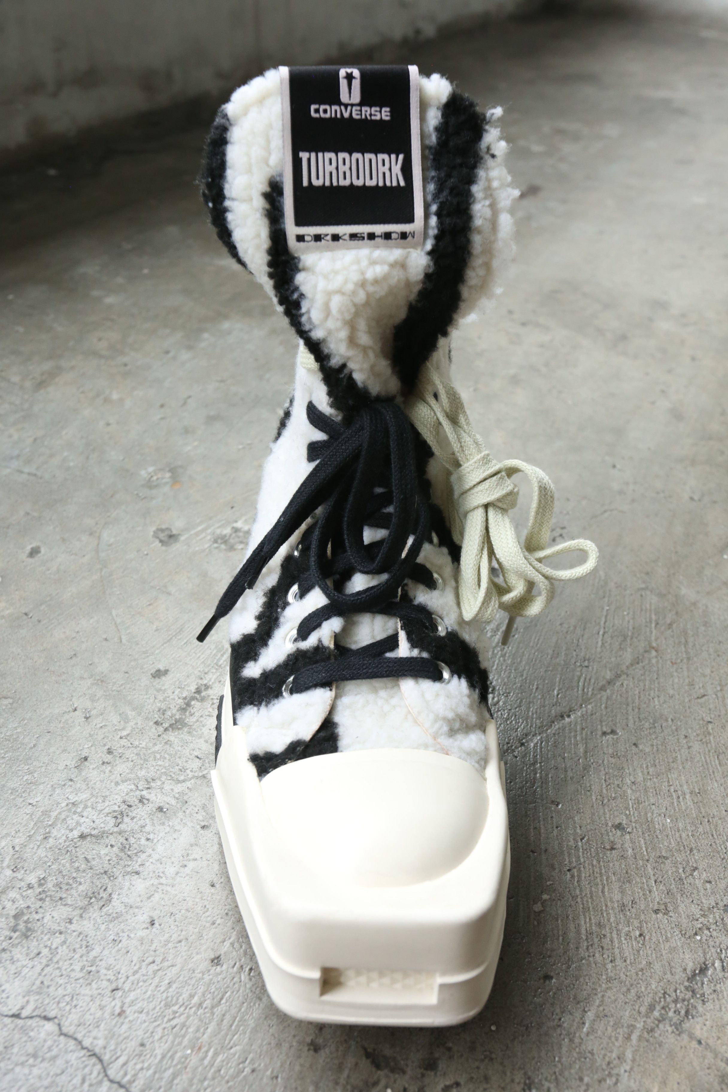Converse × Rick Owens Drkshdw Rick Owens - S/S 23 - TURBODRK Chuck 70 Hi Size US 8.5 / EU 41-42 - 4 Thumbnail