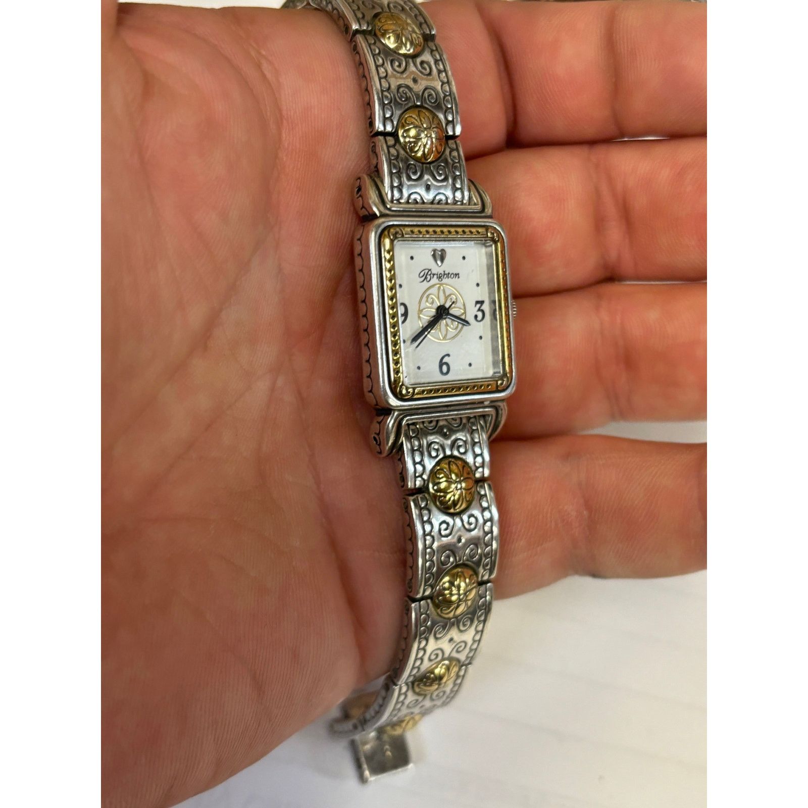 Brighton Brighton 2-Tone Square Face Women’s Watch! New Battery! Size ONE SIZE - 3 Thumbnail