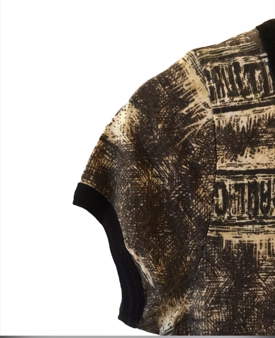 Jean Paul Gaultier SS 2000 Collection of Jean Paul Gaultier Overprint Tee Size US XXS / EU 40 - 3 Thumbnail