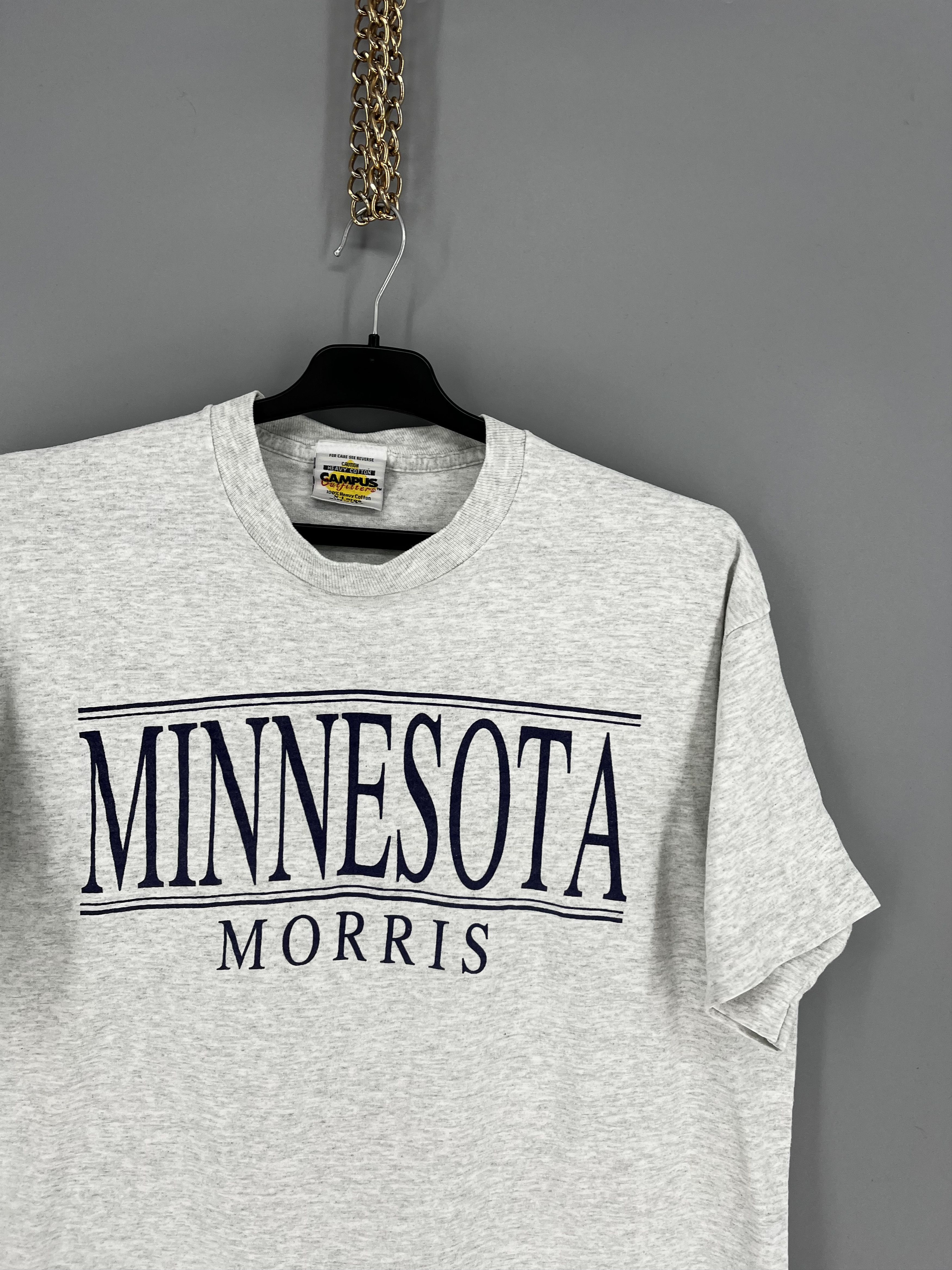Vintage Vintage 90s Morris Minnesota Single Stitch Thin Tee Size US XL / EU 56 / 4 - 5 Thumbnail