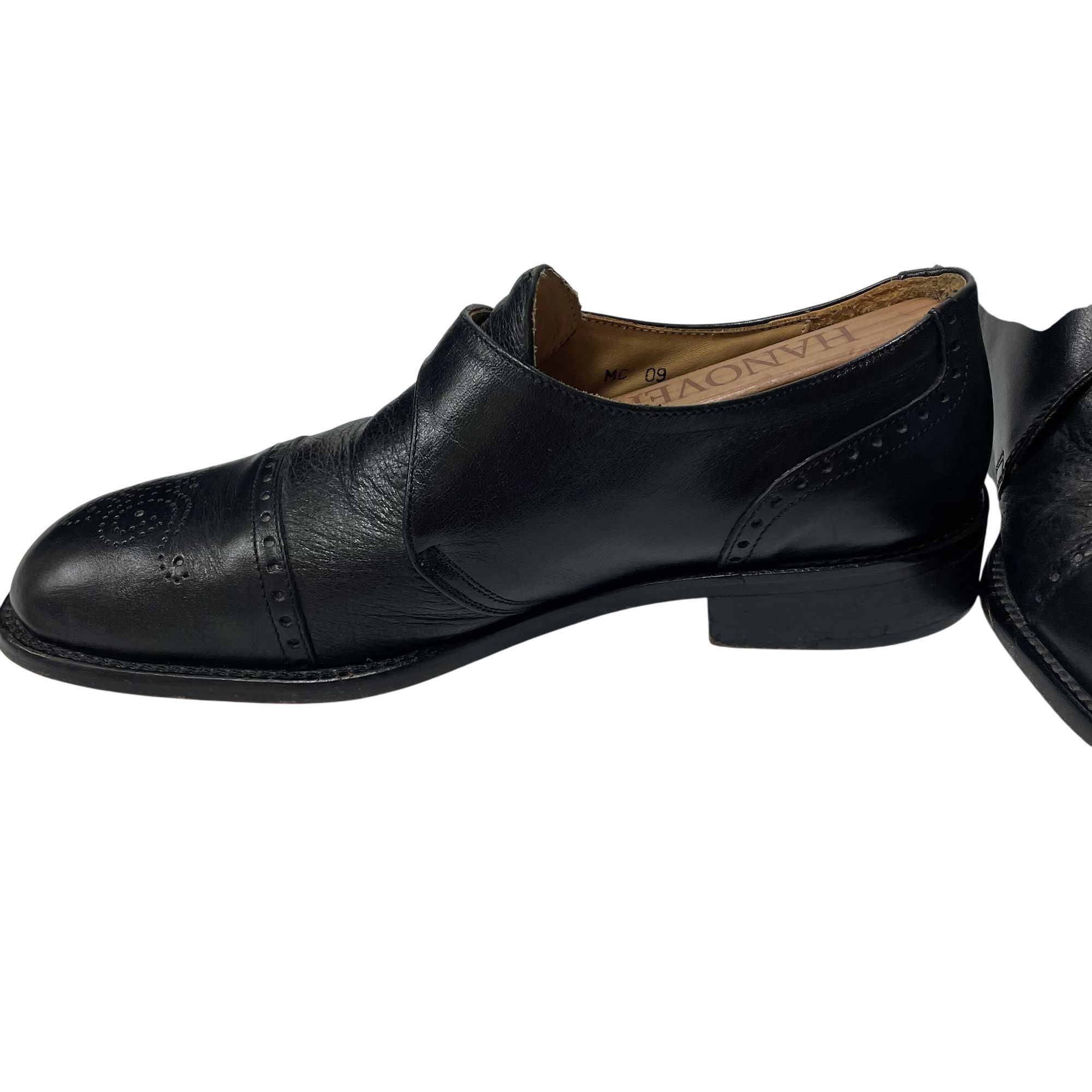 Other Vtg Mario Calugi ITALY Black Leather MONK STRAP DRESS Shoes Size US 8.5 / EU 41-42 - 12 Thumbnail