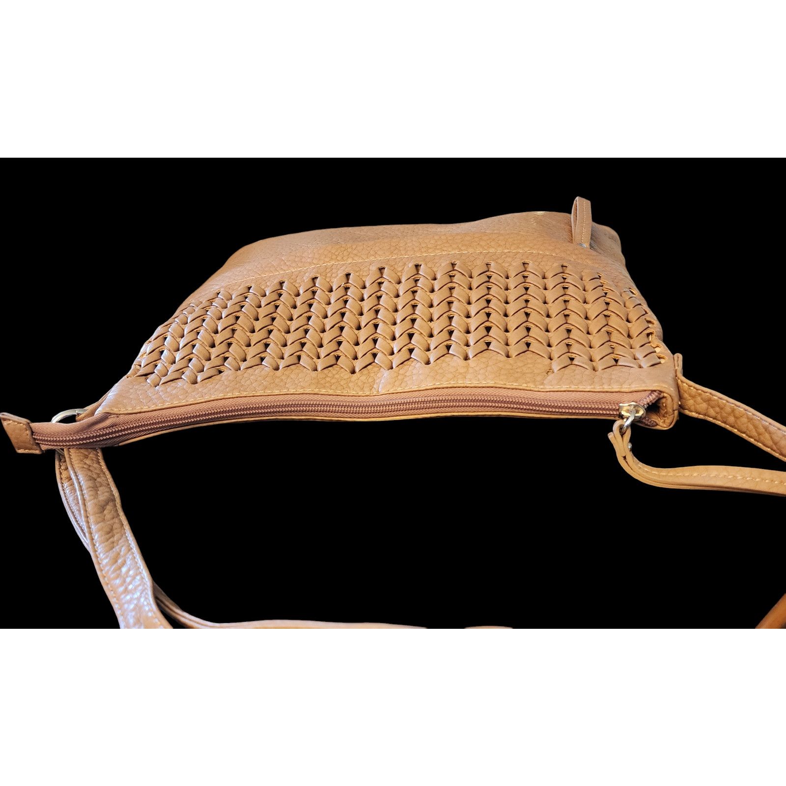 Marc Fisher Marc Fisher tan soft faux leather shoulder crossbody bag Size ONE SIZE - 9 Thumbnail