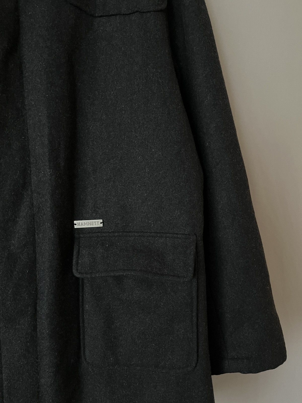 Katharine Hamnett London Katharine Hamnett Heavy Wool Gray Overcoat Duffle Coat Size US XL / EU 56 / 4 - 17 Thumbnail