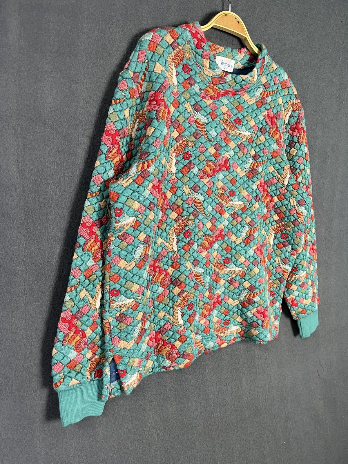 Jantzen × Vintage Vintage Jantzen Knitted Sweater Made in Japan Size L / US 10 / IT 46 - 4 Thumbnail