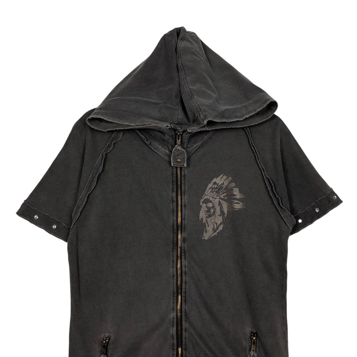 Japanese Brand 📌Vintage Long Jacket Hoodie Casva Red Indian Big Logo Size US M / EU 48-50 / 2 - 4 Thumbnail