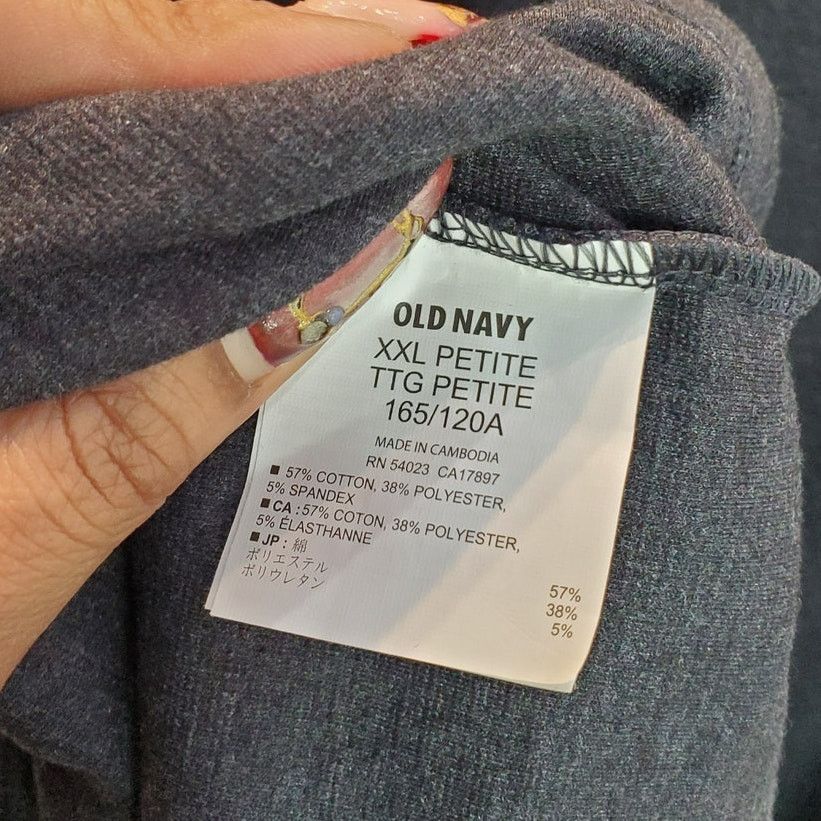 Old Navy Old Navy Dark Gray Sleeveless Zip Back Dress NWT XXL Petite Size XXL / US 16-18 / IT 52-54 - 4 Thumbnail