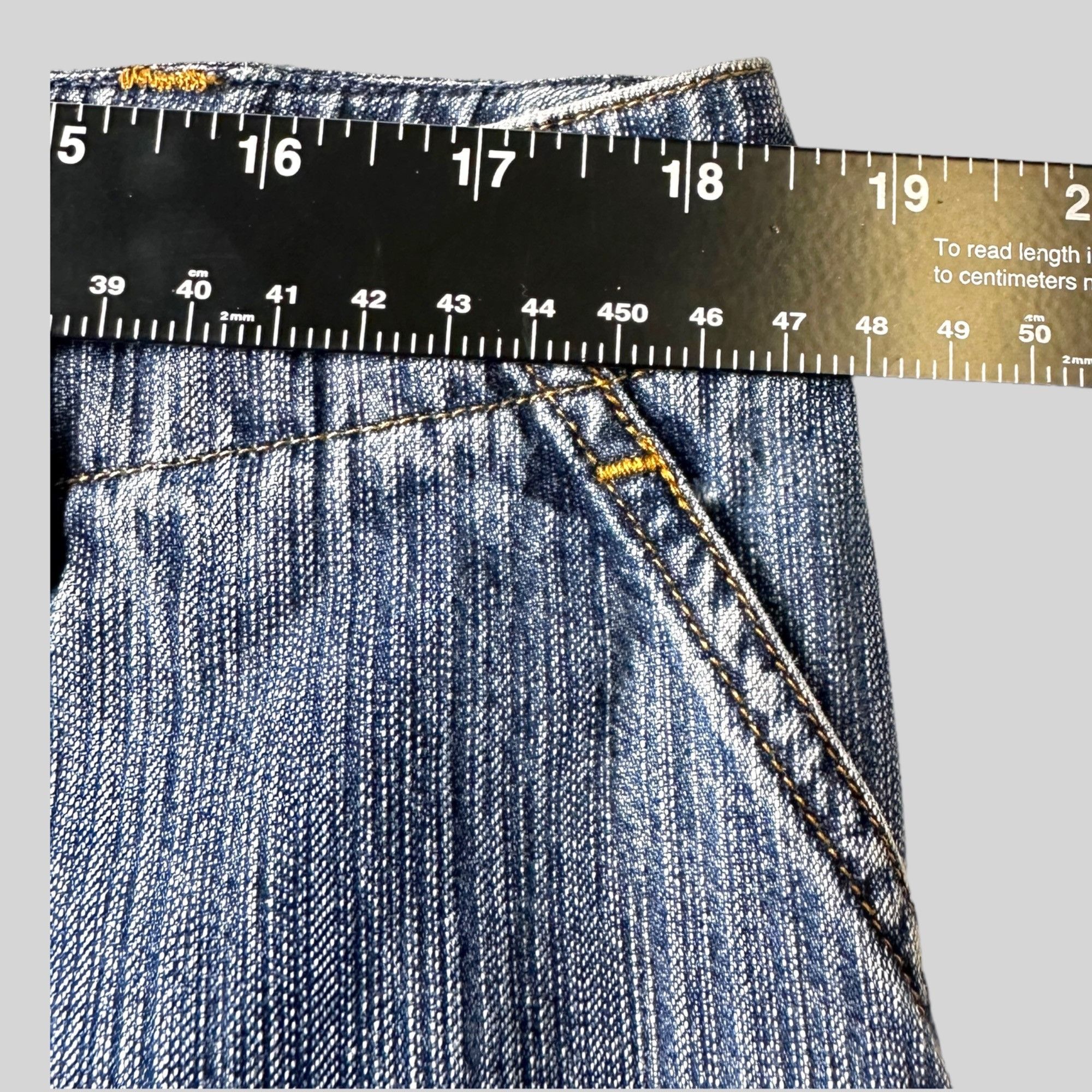 Jones New York Jones Sport Womens Denim Chambray Capris VGUC Summer Casual Size 35" - 4 Thumbnail