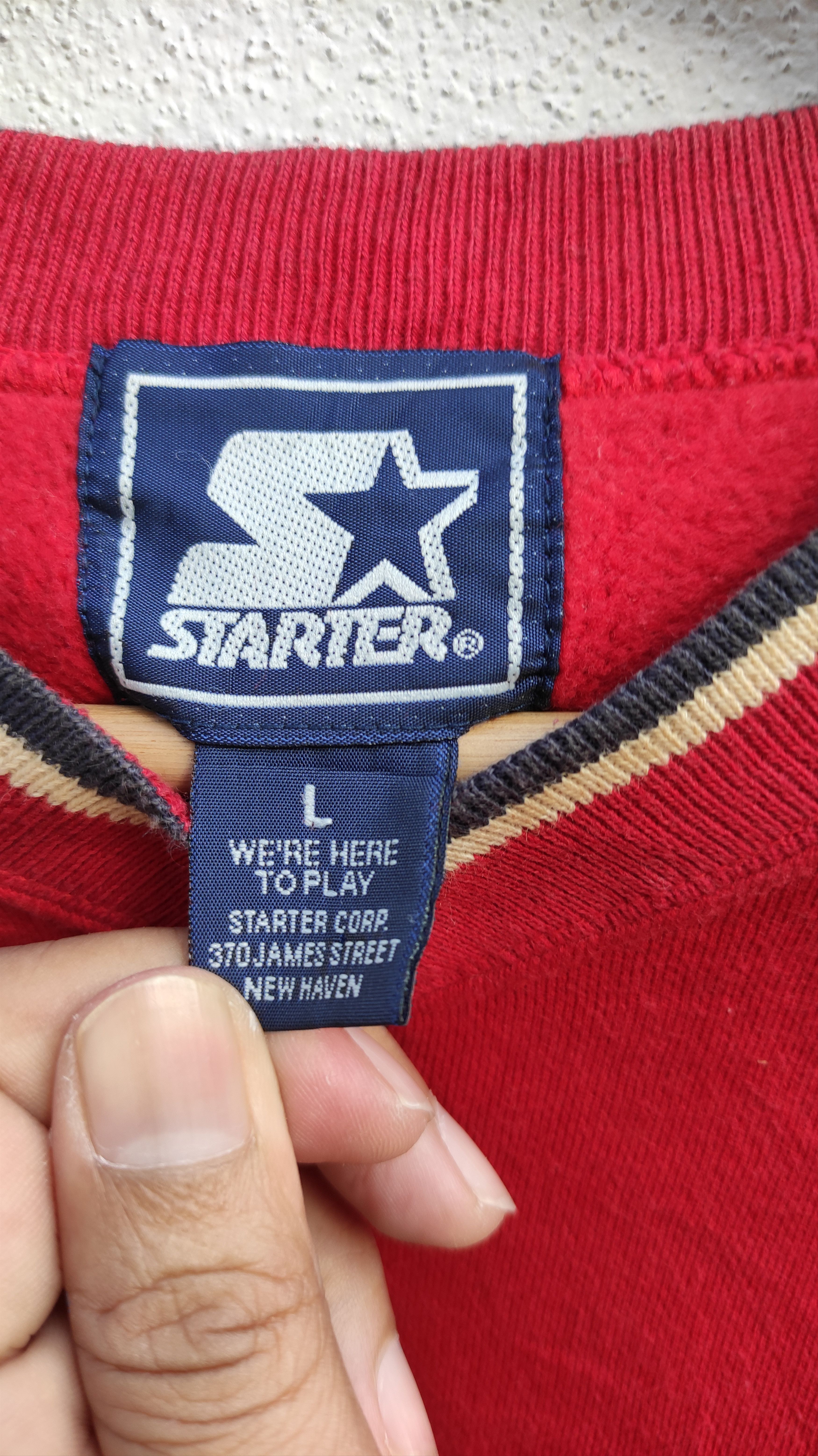 NHL × Starter 💥Vtg Starter American Sportswear Gear Sweaters Size US L / EU 52-54 / 3 - 3 Thumbnail