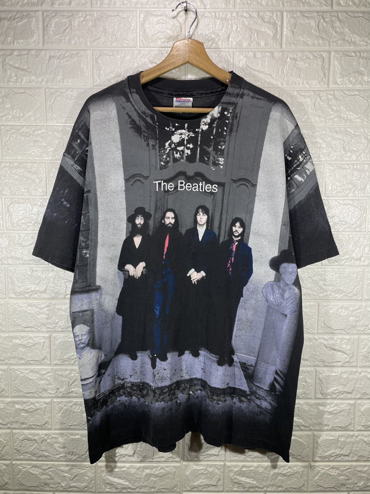 Rap Tees Thrashed Vintage The Beatles AOP Tee Size US XL / EU 56 / 4 - 1 Thumbnail