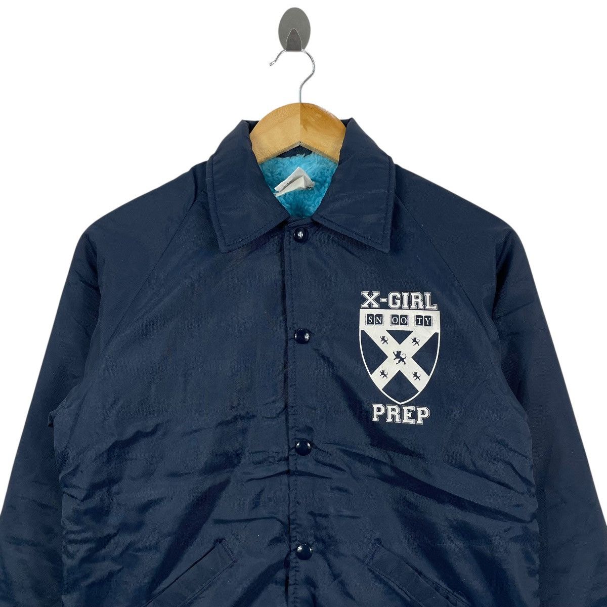 Vintage Vintage X-GIRL Sherpa Coach Jacket Size US S / EU 44-46 / 1 - 3 Thumbnail