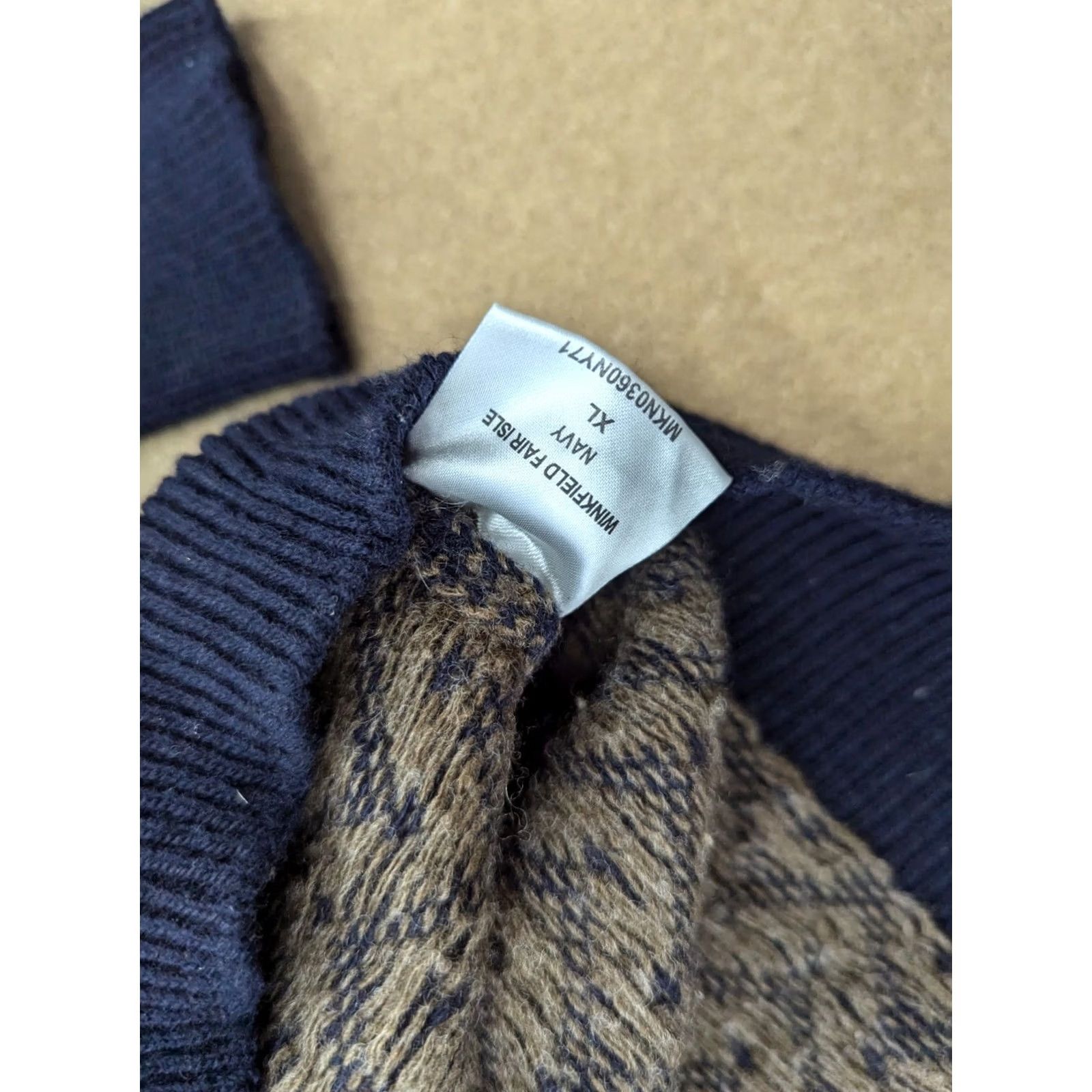 Barbour Barbour Sweater Mens XL Fair Isle Knitted Wool Turtleneck Pullover Size US XL / EU 56 / 4 - 7 Thumbnail