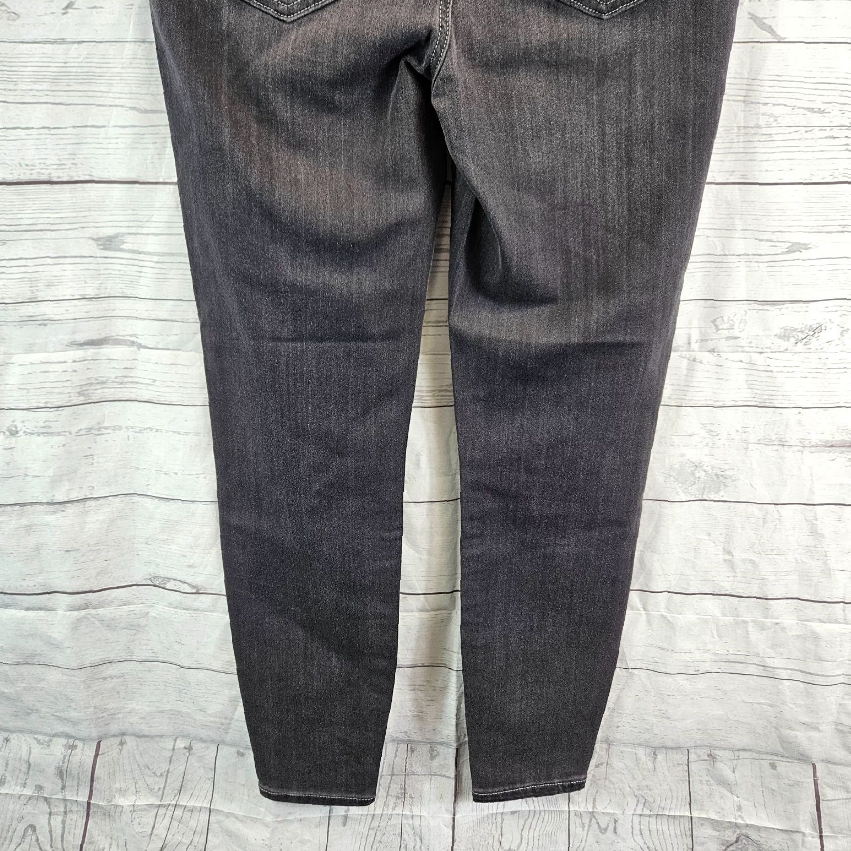 Vintage Liverpool Jeans Womens Ankle Skinny Jeans 8 Gray High Rise Cotton Blend Size 30" / US 8 / IT 44 - 5 Thumbnail
