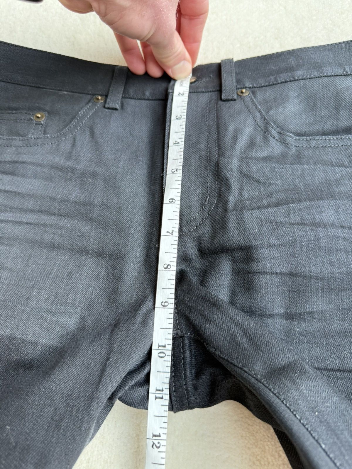 Saint Laurent Paris SS20 Saint Laurent black raw hem shorts 27 Small Size US 27 - 6 Thumbnail
