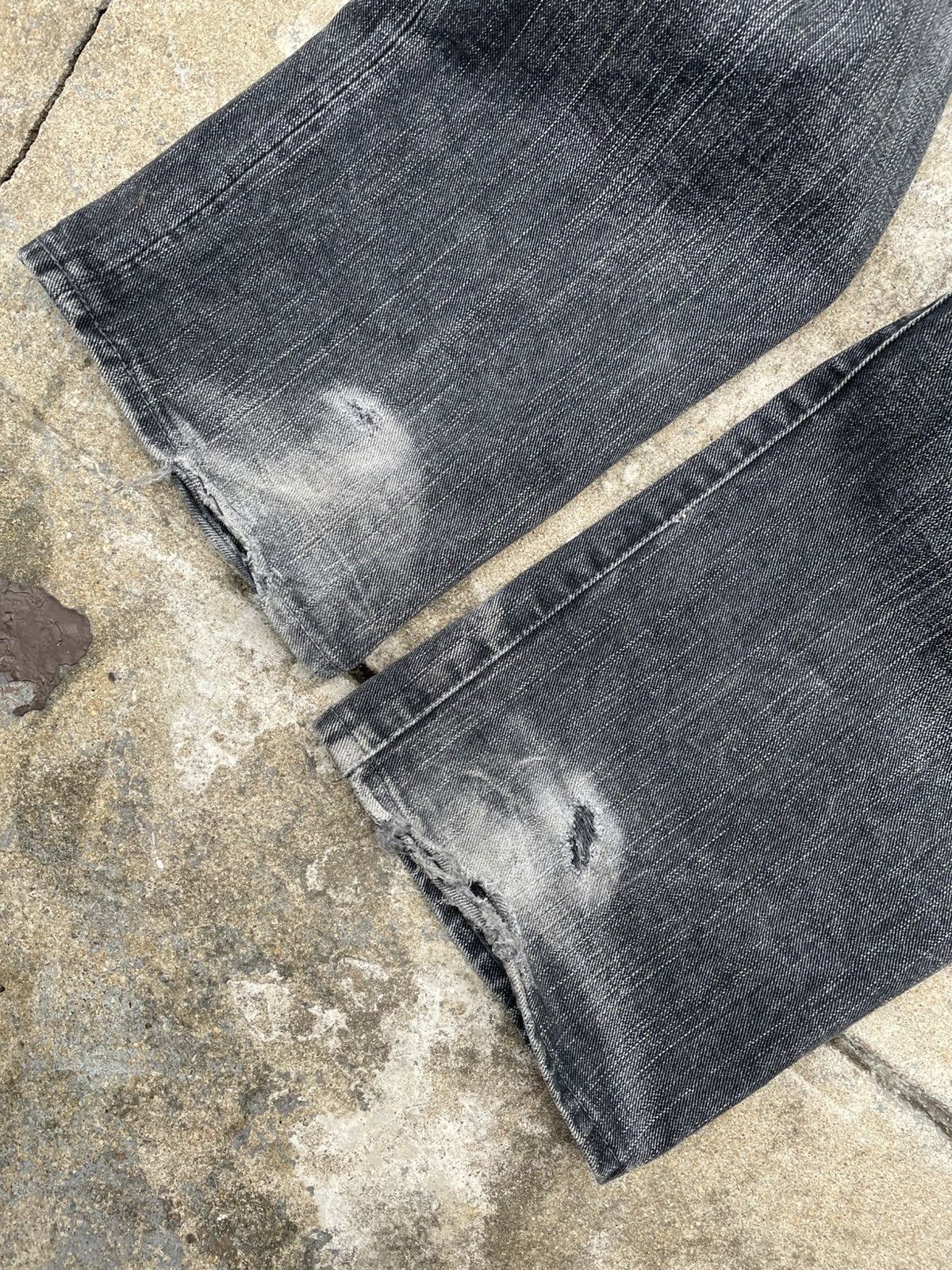Number (N)ine SS04 "Dream Baby Dream" Double Pocket Pain Patch Denim Size US 34 / EU 50 - 5 Thumbnail