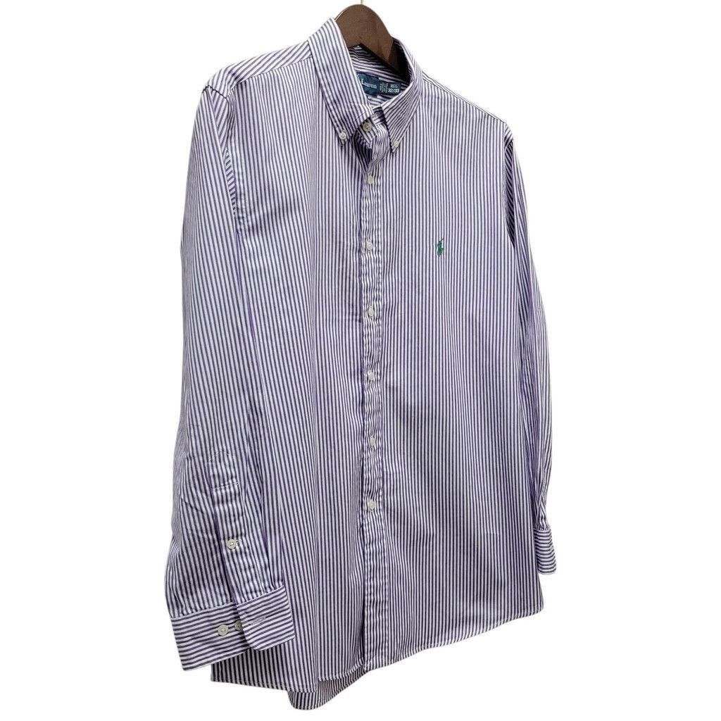 Ralph Lauren Ralph Lauren Custom Fit Striped Long-Sleeves Shirt Size 54L - 4 Thumbnail