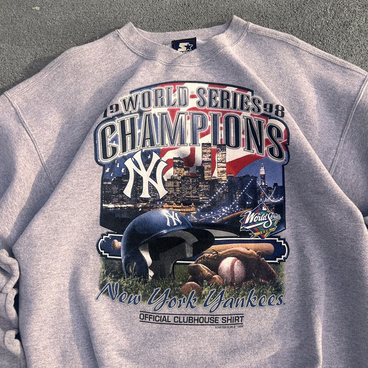 Starter × Vintage Vintage Yankees Starter Sweatshirt Size US L / EU 52-54 / 3 - 2 Thumbnail