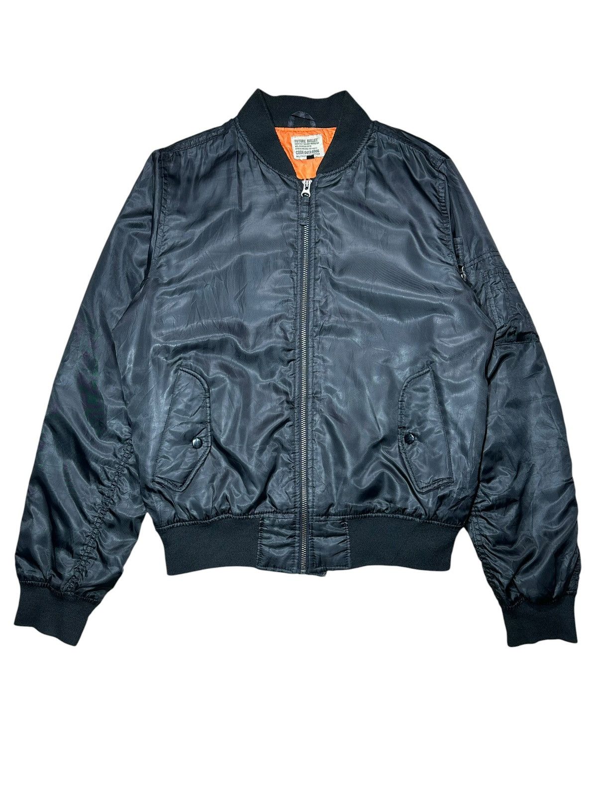 Vintage Future Bullet Bomber Jacket Military Collection Size US XL / EU 56 / 4 - 1 Thumbnail
