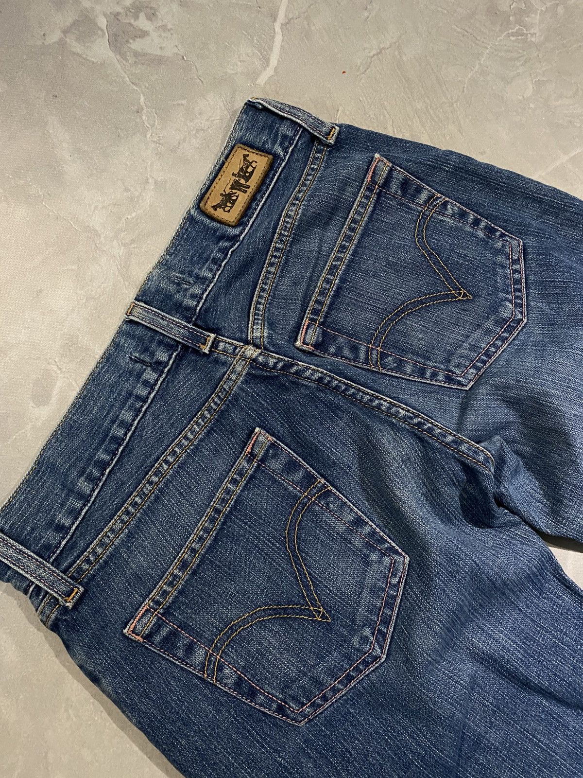 Levi's Vintage Y2K Denim — Avan Garde Style — Archive Sexy Fit Size US 30 / EU 46 - 7 Thumbnail