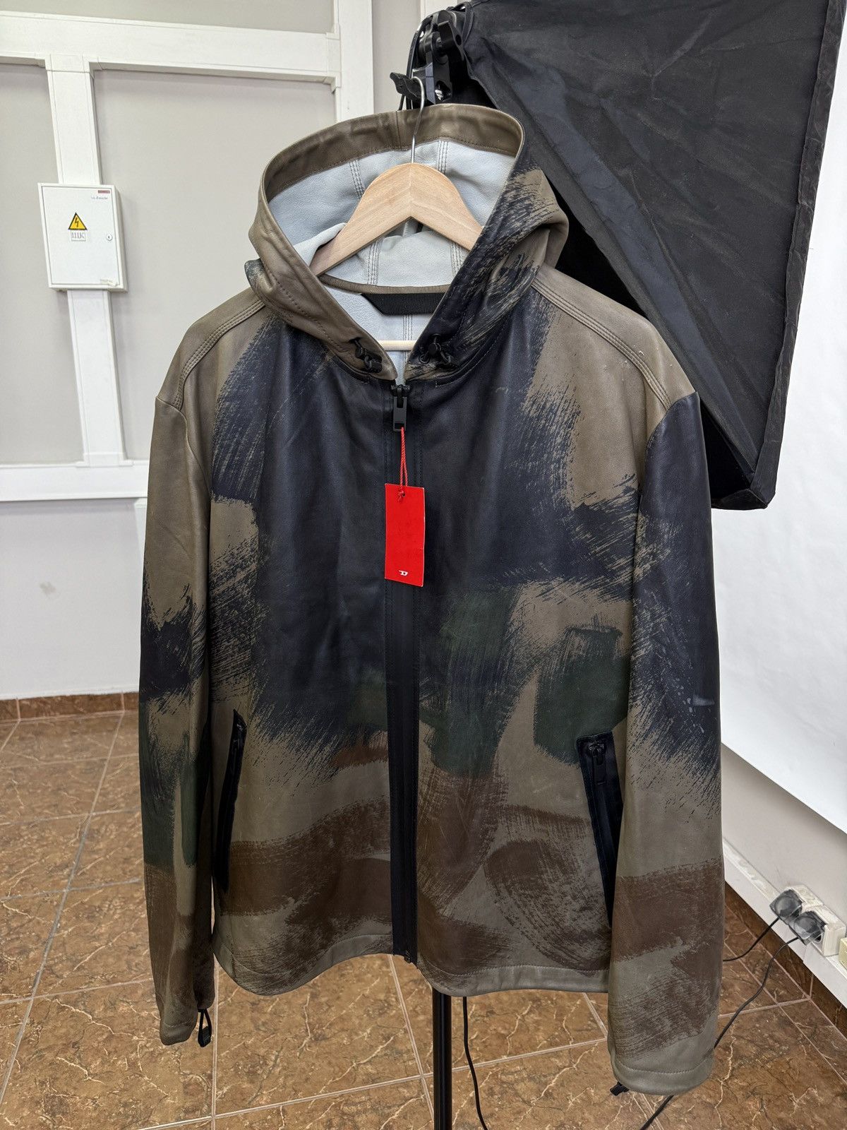 Diesel ❗️NEW 🇺🇸 Diesel J-Grant Sheepskin Leather Jacket Rare NWT Size US XXL / EU 58 / 5 - 1 Thumbnail