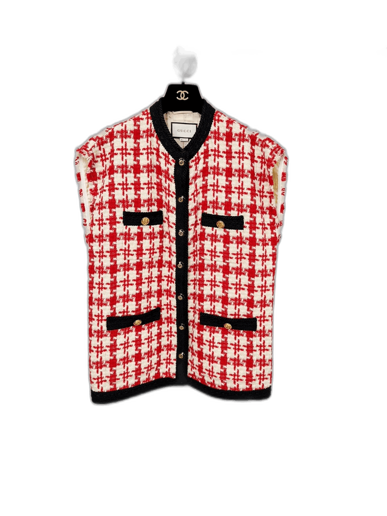 Gucci Gucci Woven Vest, Size 42, Once Worn Size L / US 10 / IT 46 - 1 Thumbnail