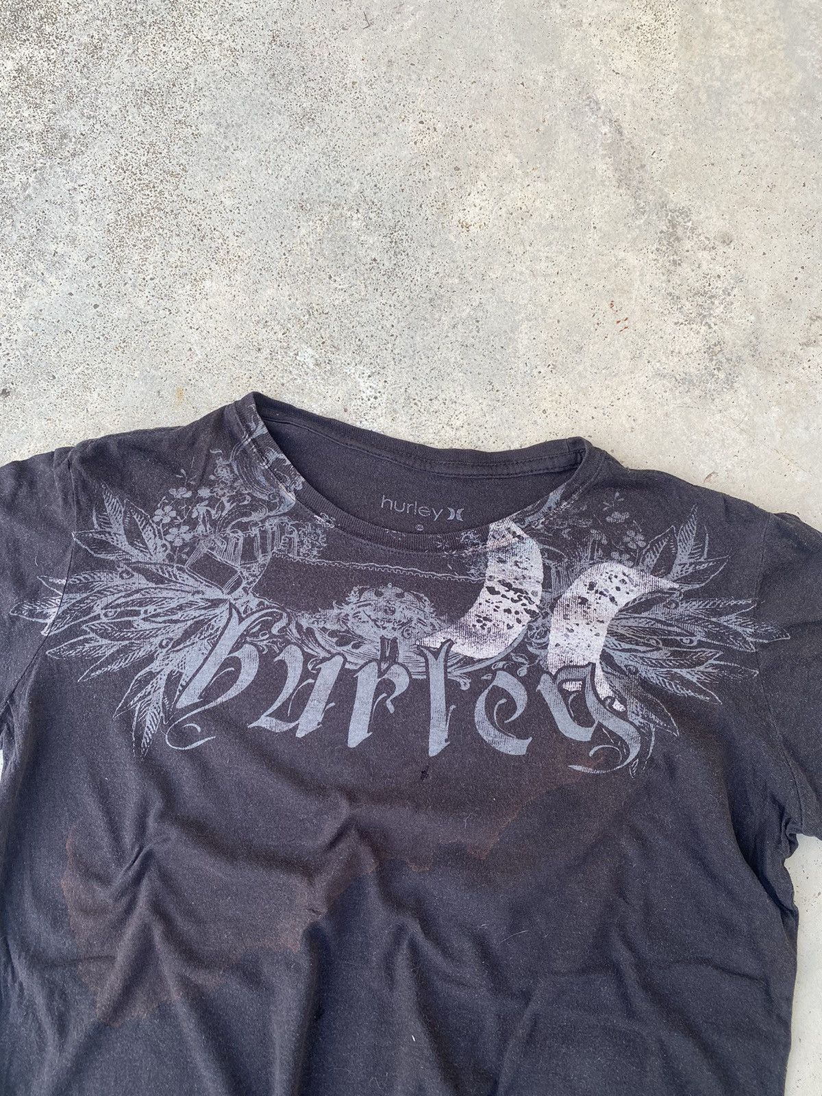 Affliction Vintage Y2K Affliction Styled Hurley Gothic Cyber Tee Large Size M / US 6-8 / IT 42-44 - 2 Thumbnail