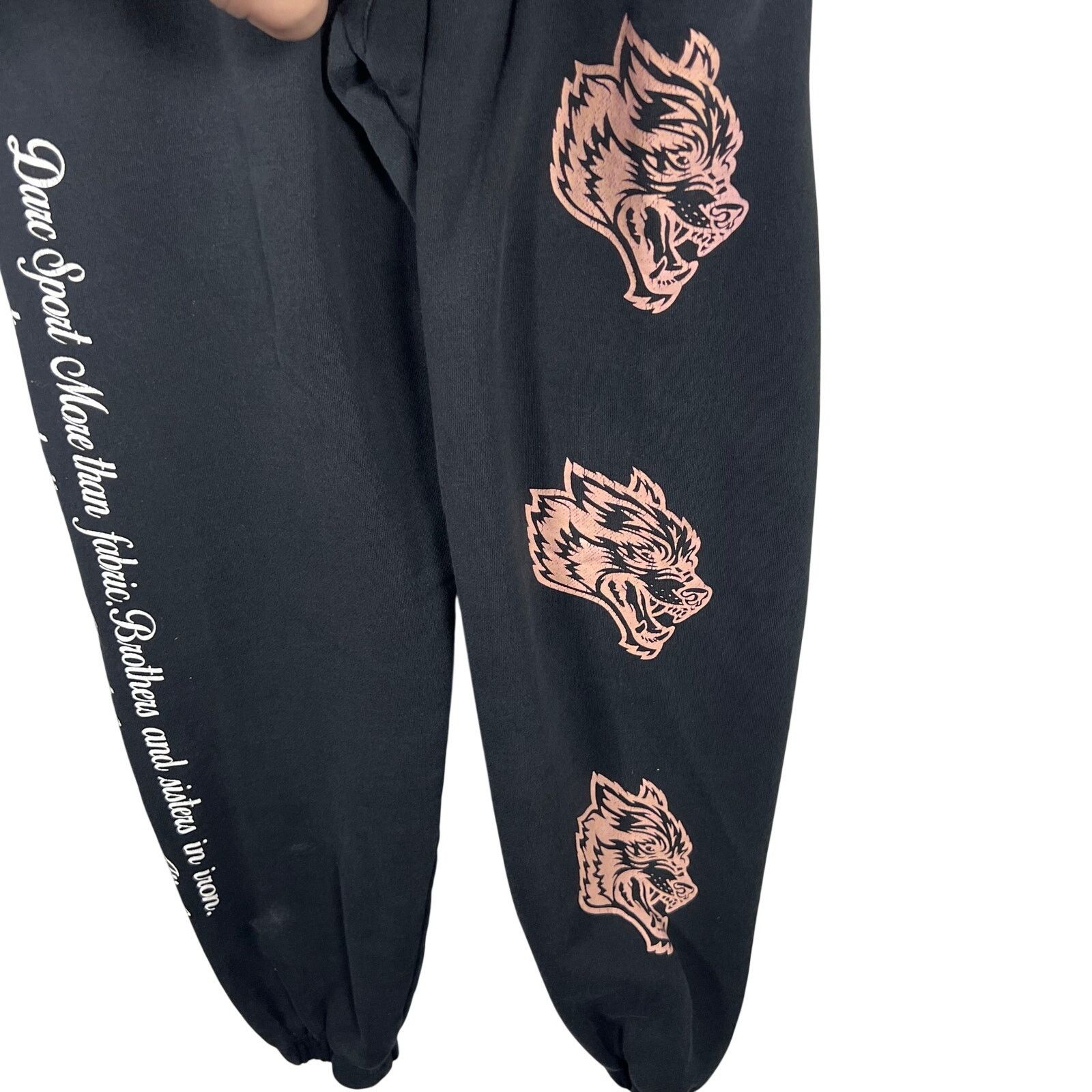 Darc Sport Rare Darc Sport Wolves Black Numbered 471-500 Joggers Small Size US 30 / EU 46 - 5 Thumbnail