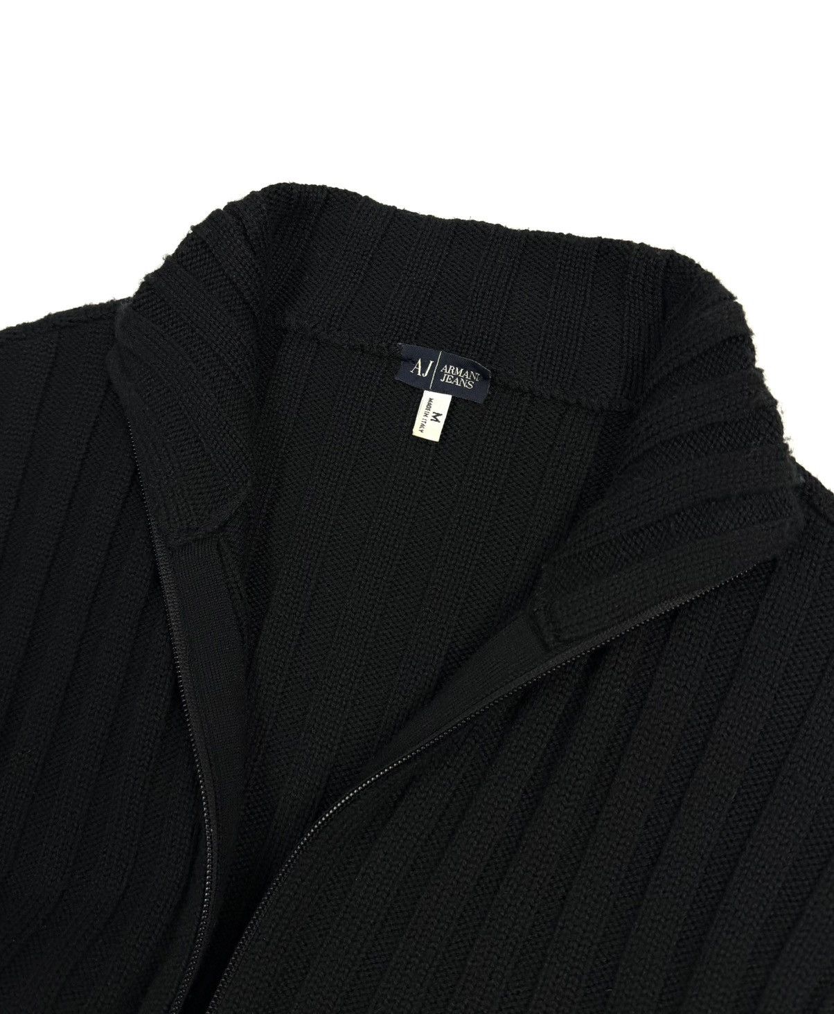 Armani Armani Jeans Y2K Full Zip Wool Blend Knit SweaterAvant Garde Size US M / EU 48-50 / 2 - 13 Thumbnail