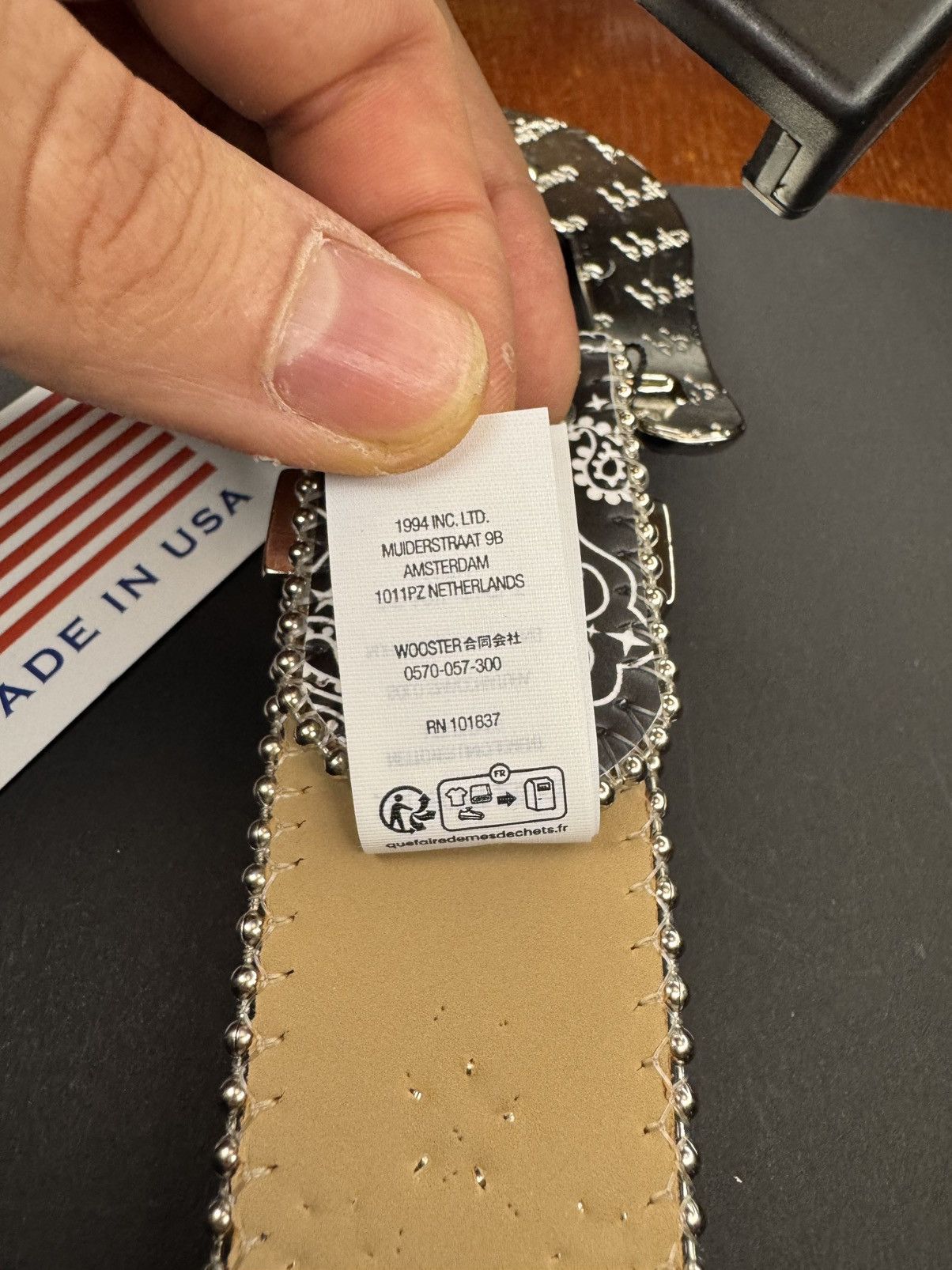 B.B. Simon × Supreme Supreme b.b. Simon Bandana Belt Size 28 - 13 Thumbnail