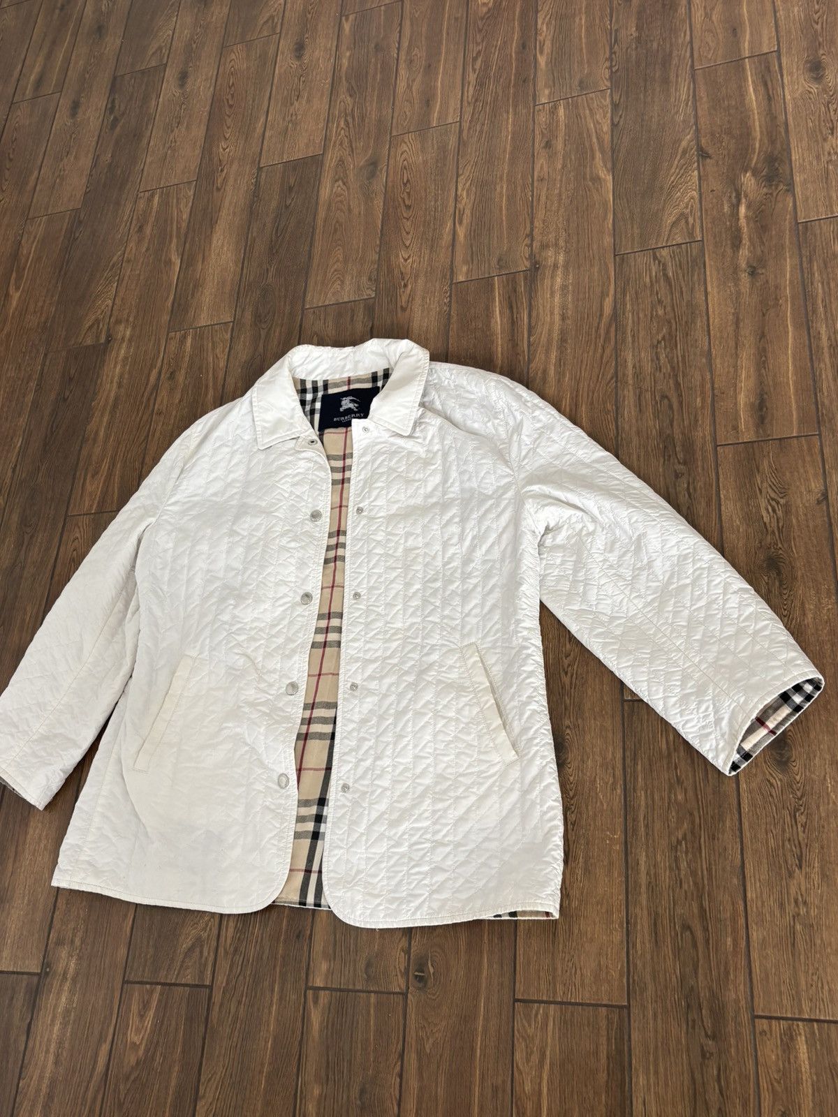Burberry × Designer × Vintage Burberry quilted jacket Size M / US 6-8 / IT 42-44 - 4 Thumbnail