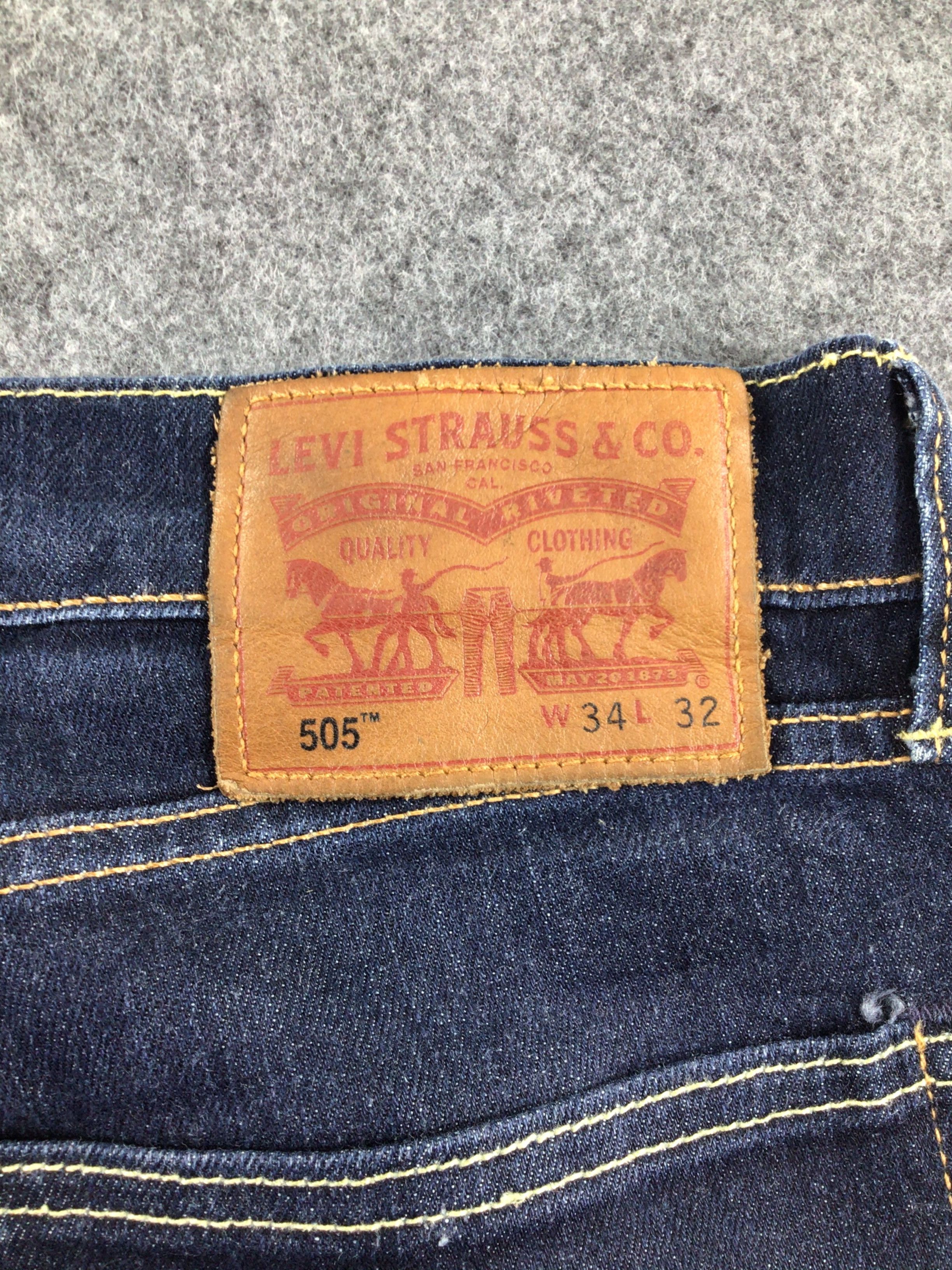 Levi's × Vintage Levis 505 Jeans-JM084 Size US 36 / EU 52 - 4 Thumbnail