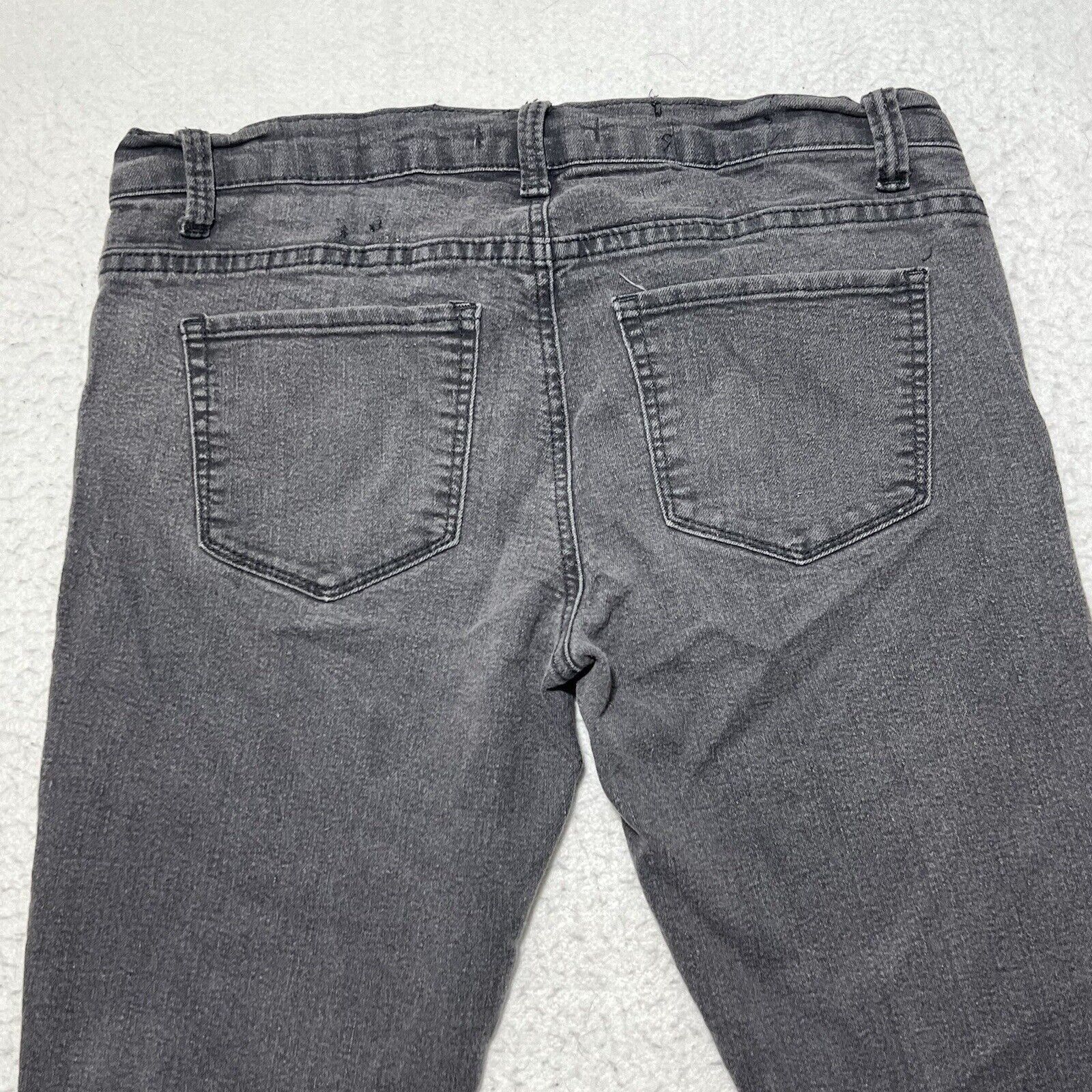Forever 21 Forever21 28x27 Skinny Leg Gray Stretch Denim Low Rise Jeans Size 28" / US 6 / IT 42 - 6 Thumbnail