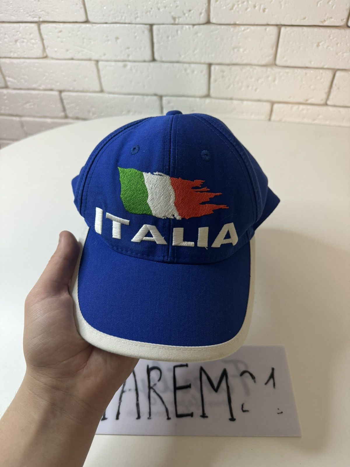 Vintage Italia France 98 vintage cap hat Size ONE SIZE - 2 Thumbnail