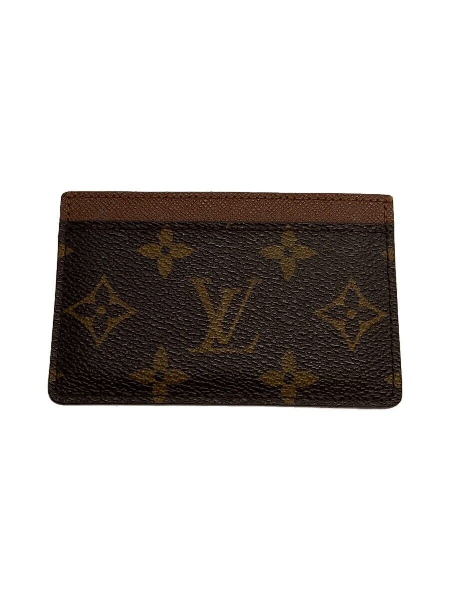 Louis Vuitton Louis Vuitton Monogram Canvas Porte Cartes Sample Brown Size ONE SIZE - 1 Thumbnail