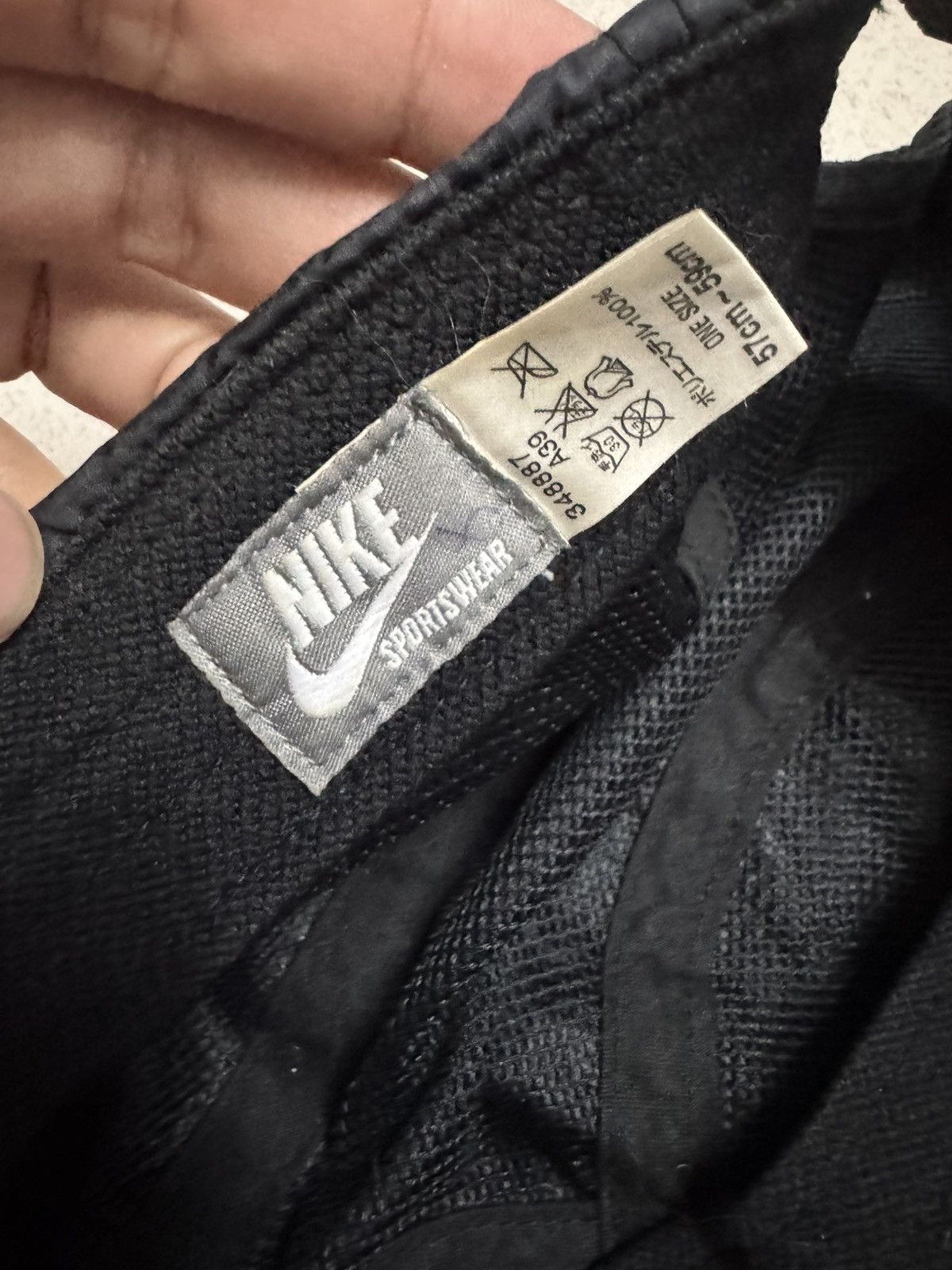Nike VINTAGE NIKE FIVE PANELS NYLON RUNNING CAP Size ONE SIZE - 5 Thumbnail